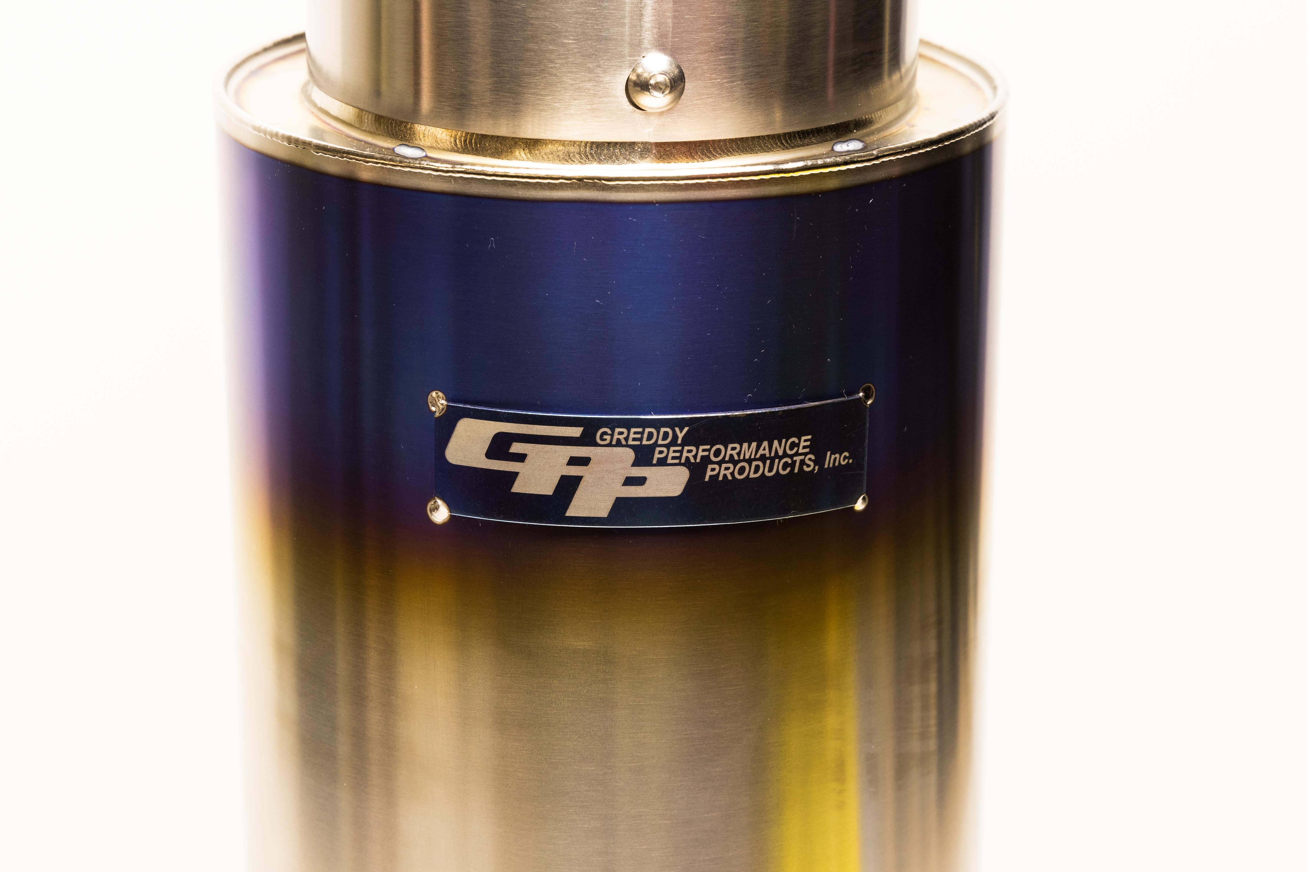 RS-TI UNIVERSAL ROUND MUFFLER 2.5"- 105MM TIP - (11002525)