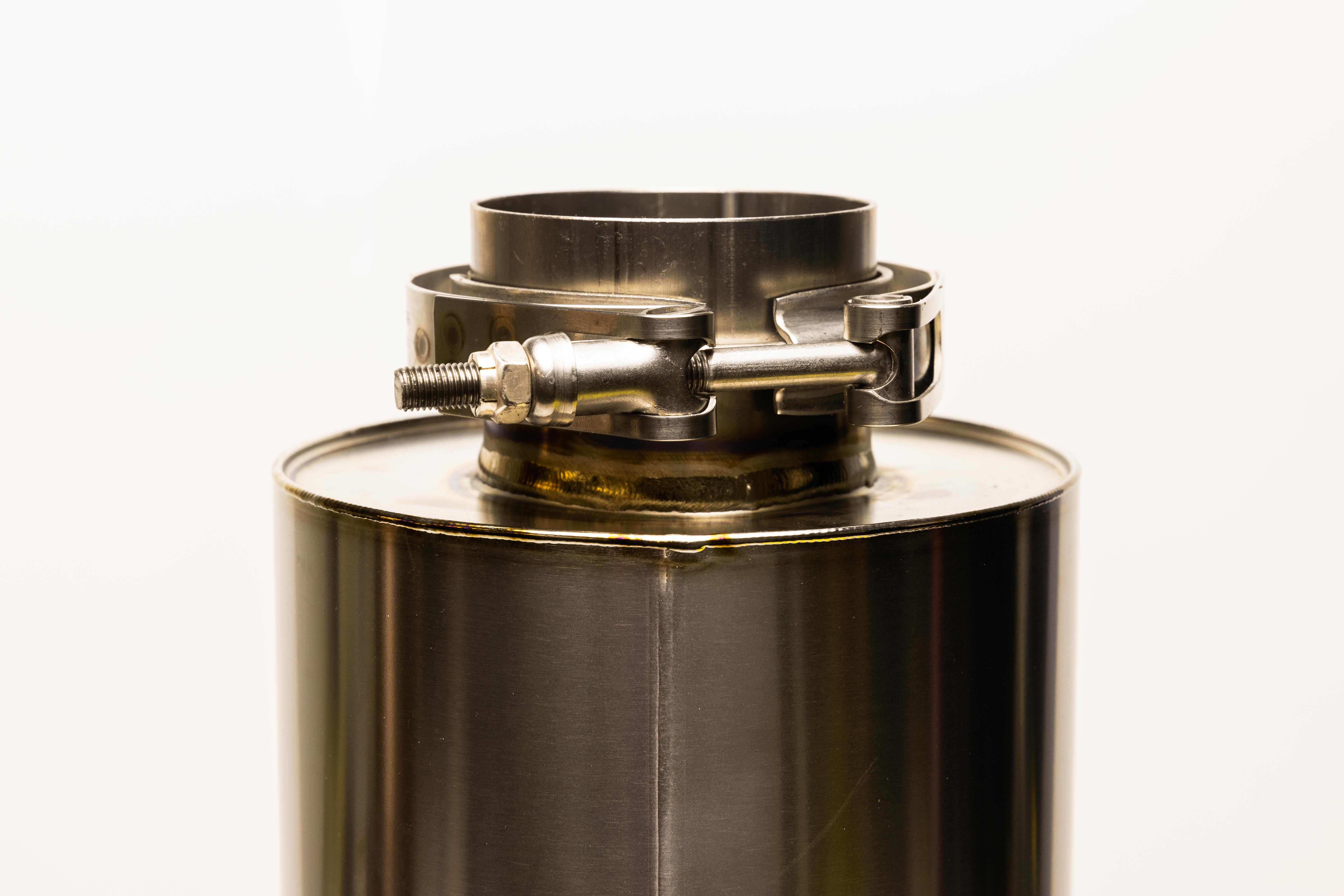 RS-TI UNIVERSAL ROUND MUFFLER 3.0"- 115MM TIP - (11002530)