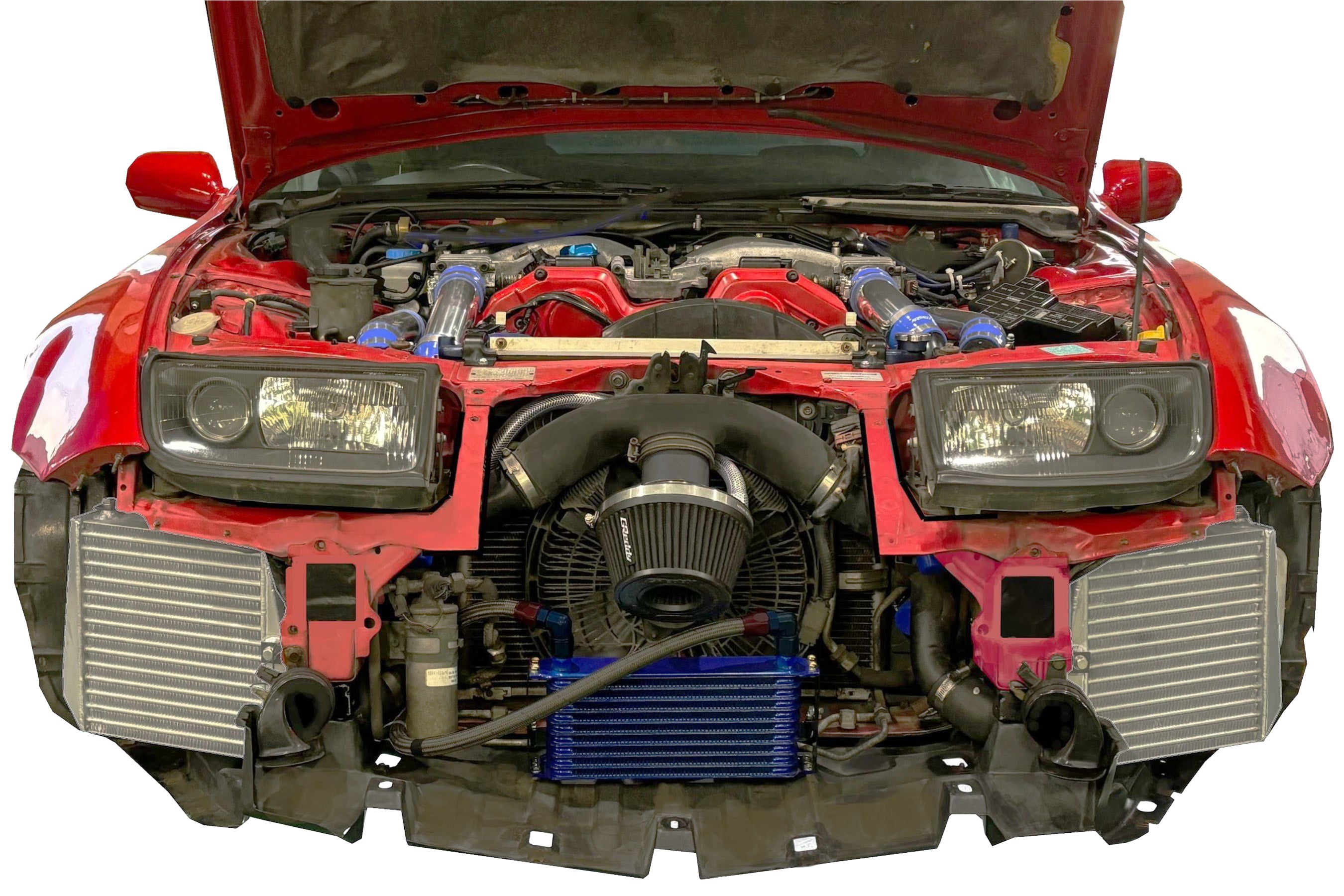 GREDDY INTERCOOLER KIT 300Z Z32 2X T-16F - (12020226)