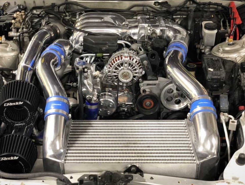 GREDDY V-MOUNT INTERCOOLER / RADIATOR KIT T-19 FD3S (M/C) Ver. 2 FULL KIT - (12040705 / 12040722)