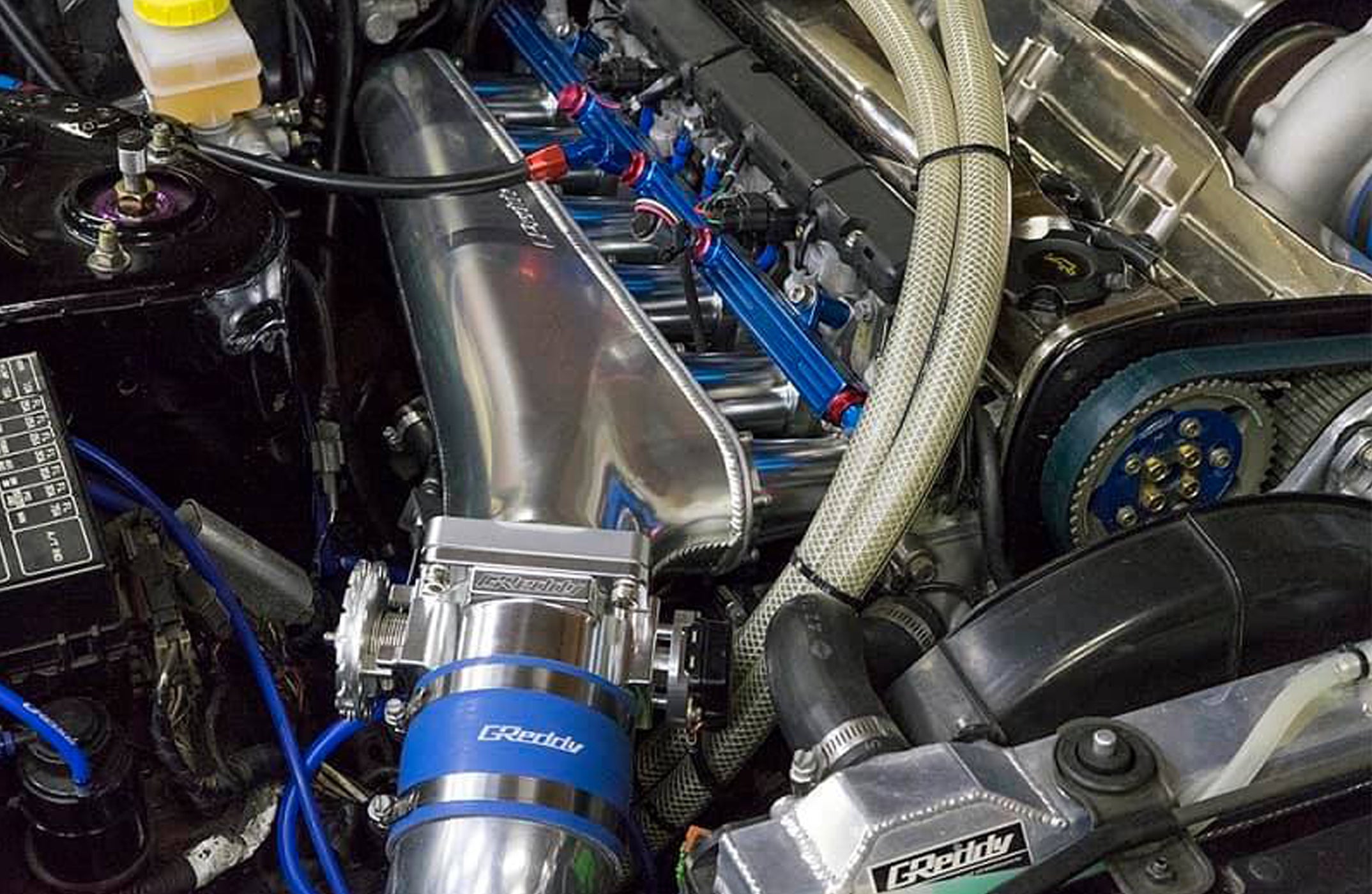 100MM ALUMINUM PIPING SET FOR RB26 SINGLE TB SURGE TANK - (13920403)