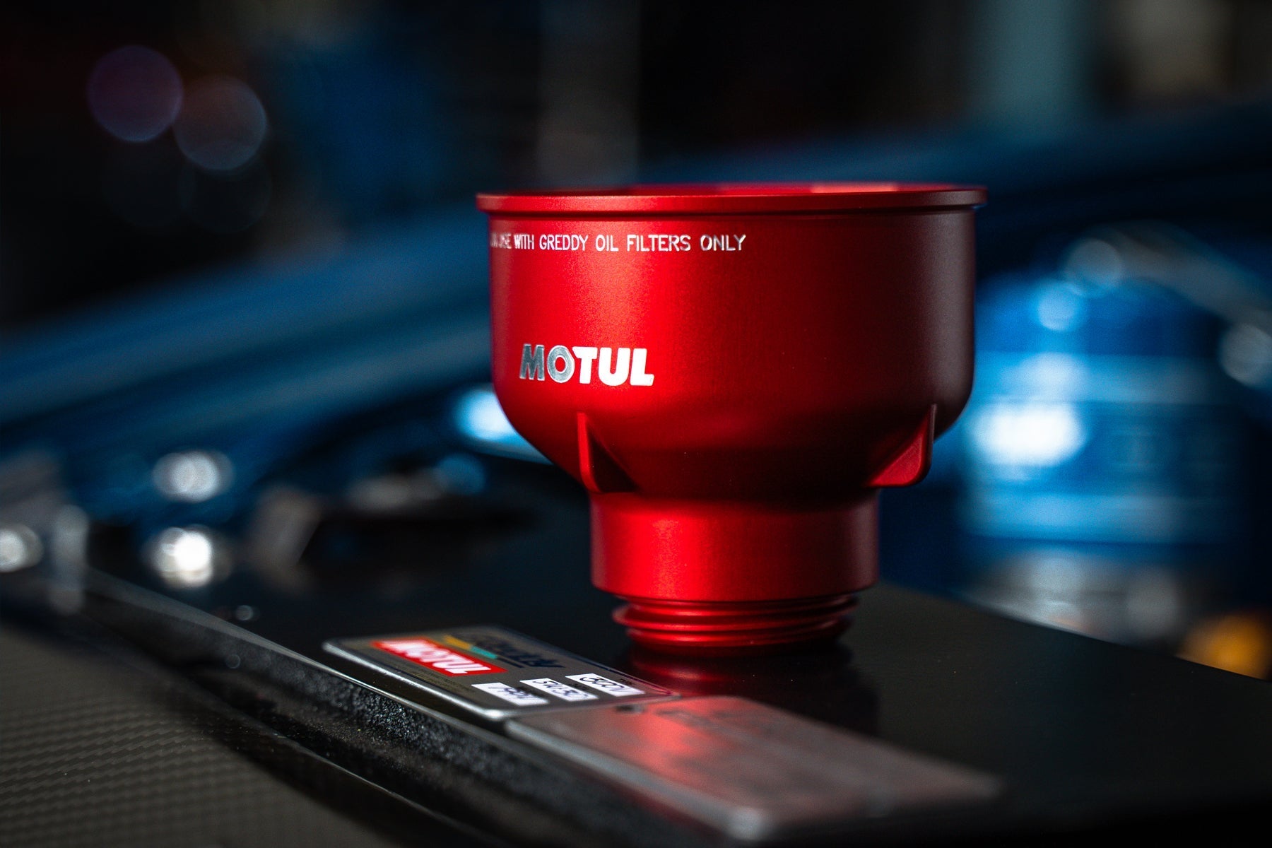 GReddy X Motul Aluminum Funnel / Oil Filter Removal Tool