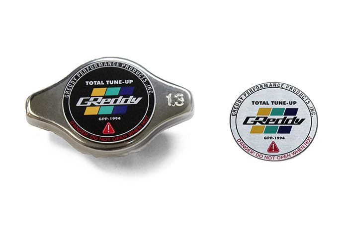 GReddy High Pressure Radiator Cap(s) - 1.3kg/cm2 - polished/black