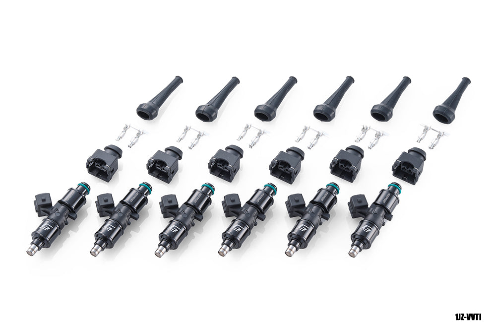 GREDDY FUEL INJECTOR KIT 1JZ-VVTi BLACK - (13913210 13913211)