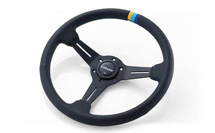 GREDDY SPORT STEERING WHEEL - 3 STRIPE MED DISH - (16600001)