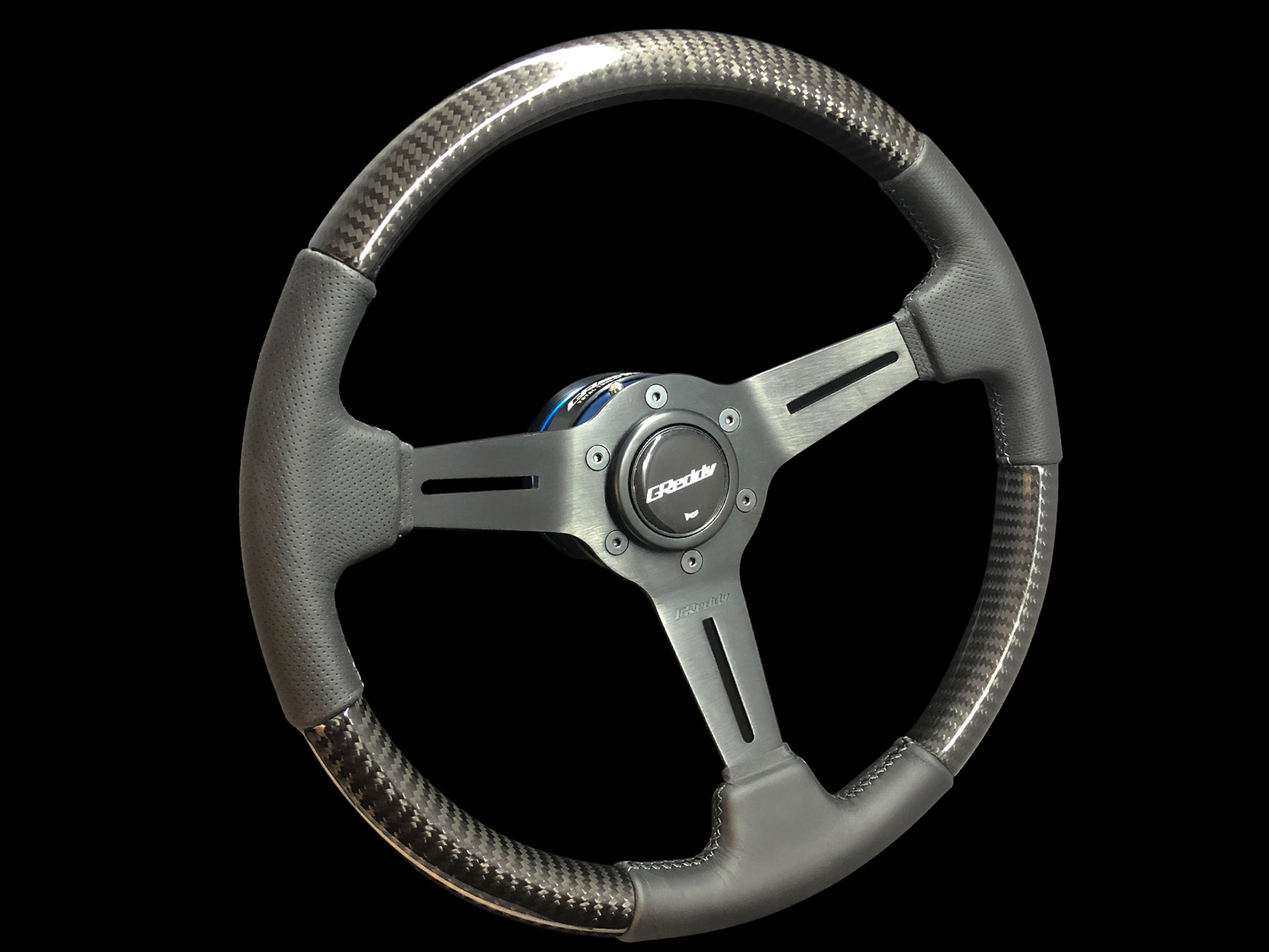 GReddy Sport Steering Wheel Carbon