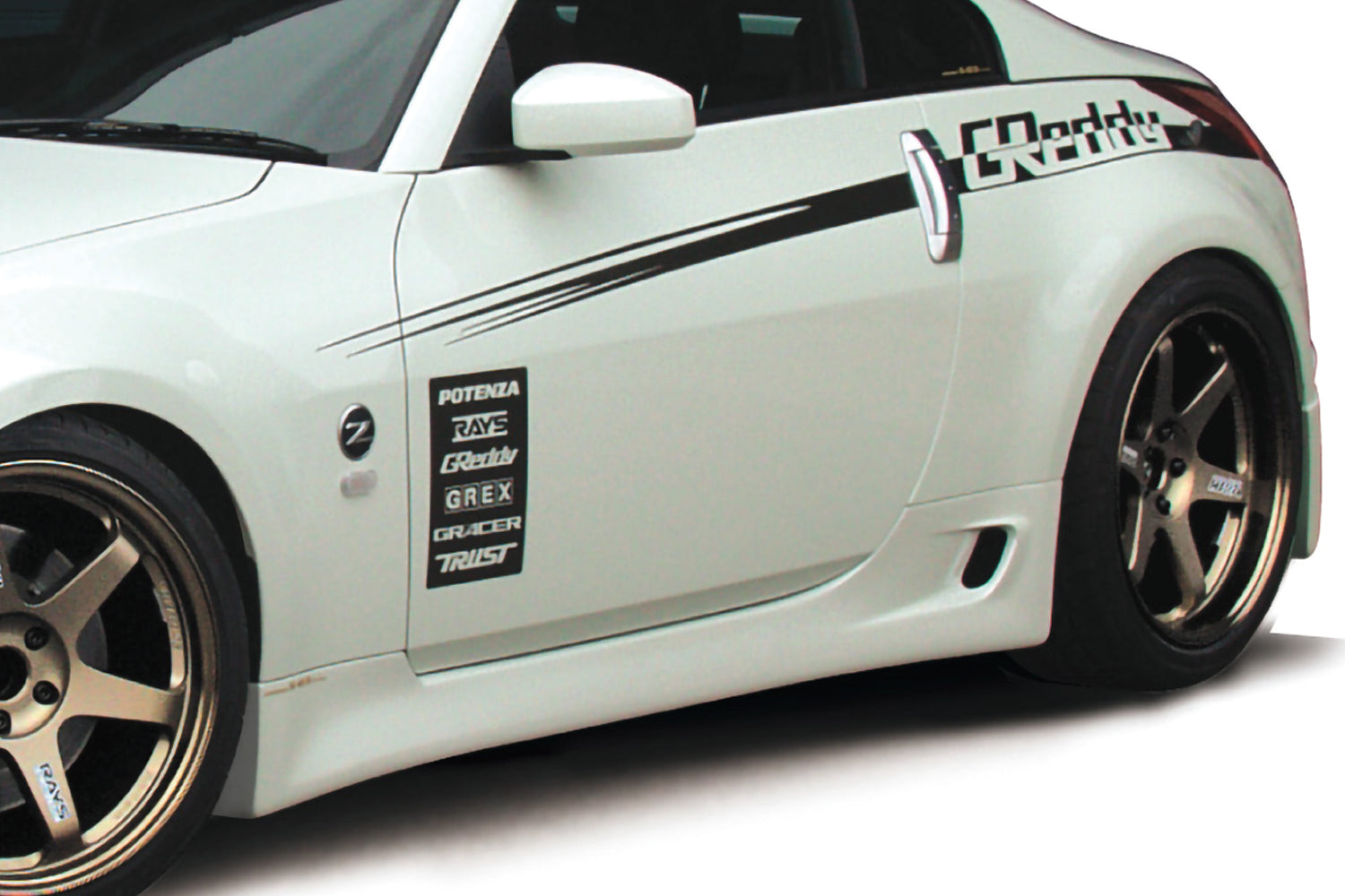 Nissan 350Z (Z33) GReddy GRacer Lip, Side Skirt, Rear Under