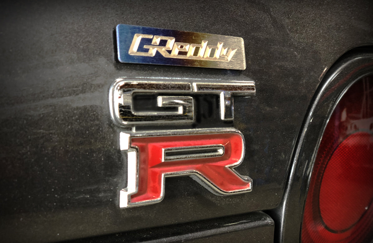 Titanium GReddy Emblem - (70x15mm)