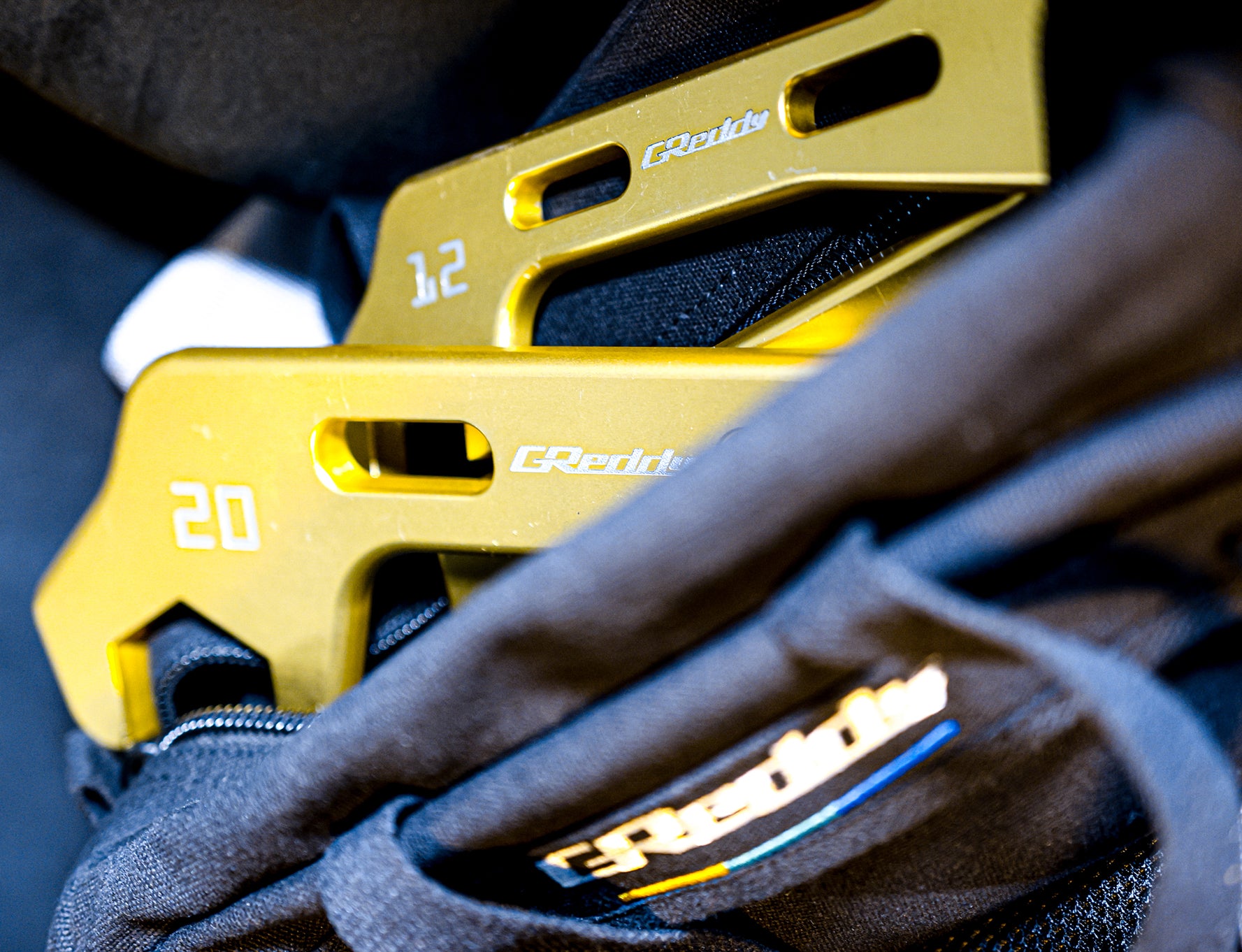 GReddy Angled AN Wrenches - Gold Anodized
