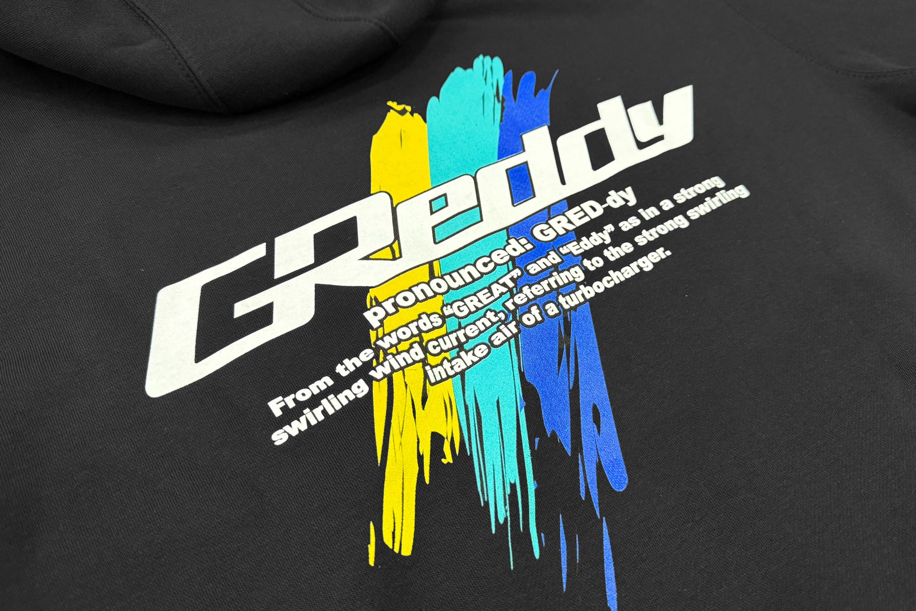 GReddy Definition Pullover Hood - Black