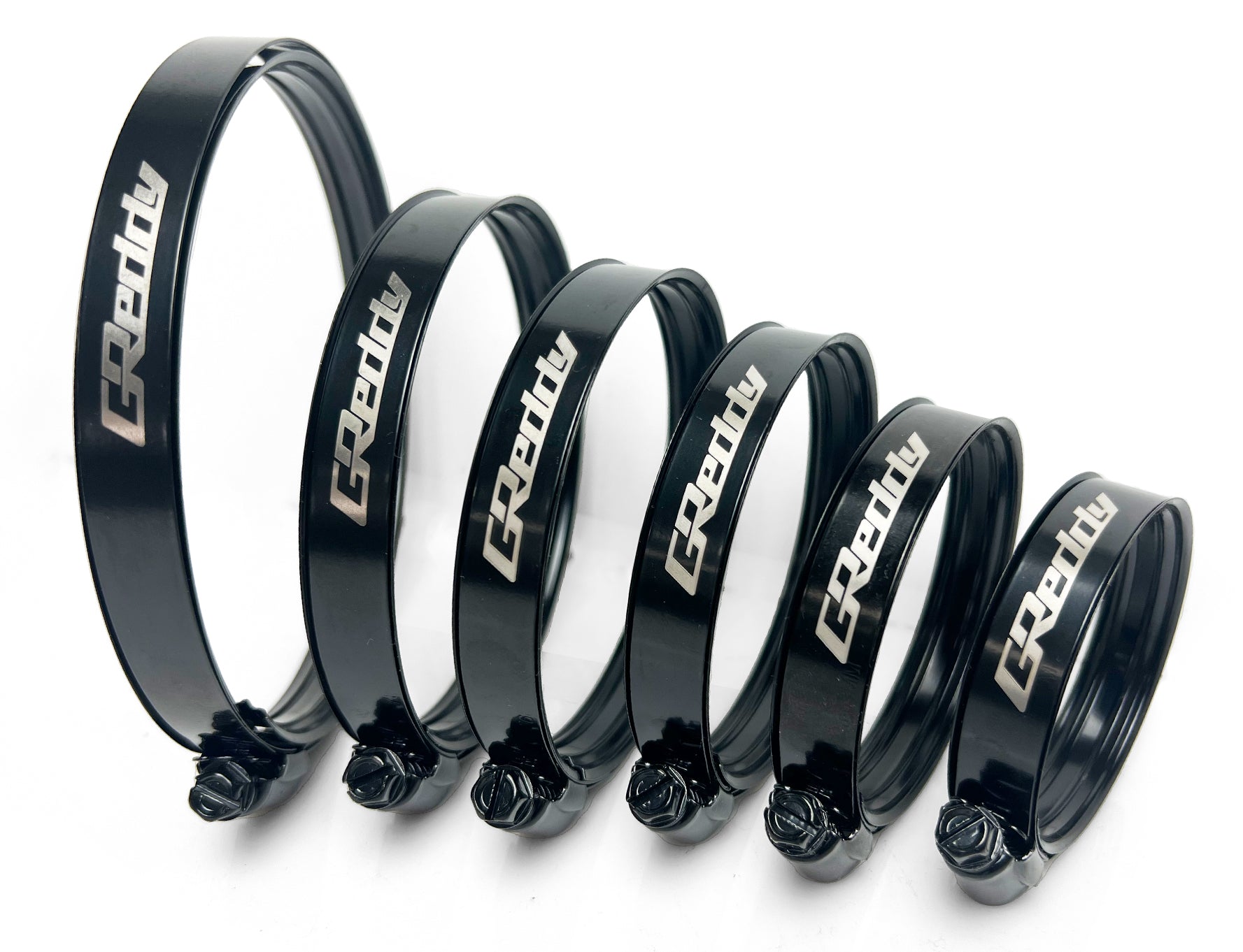 BLACK 68-85MM GREDDY DUAL-BEAD BOOST CLAMPS - (22400085)