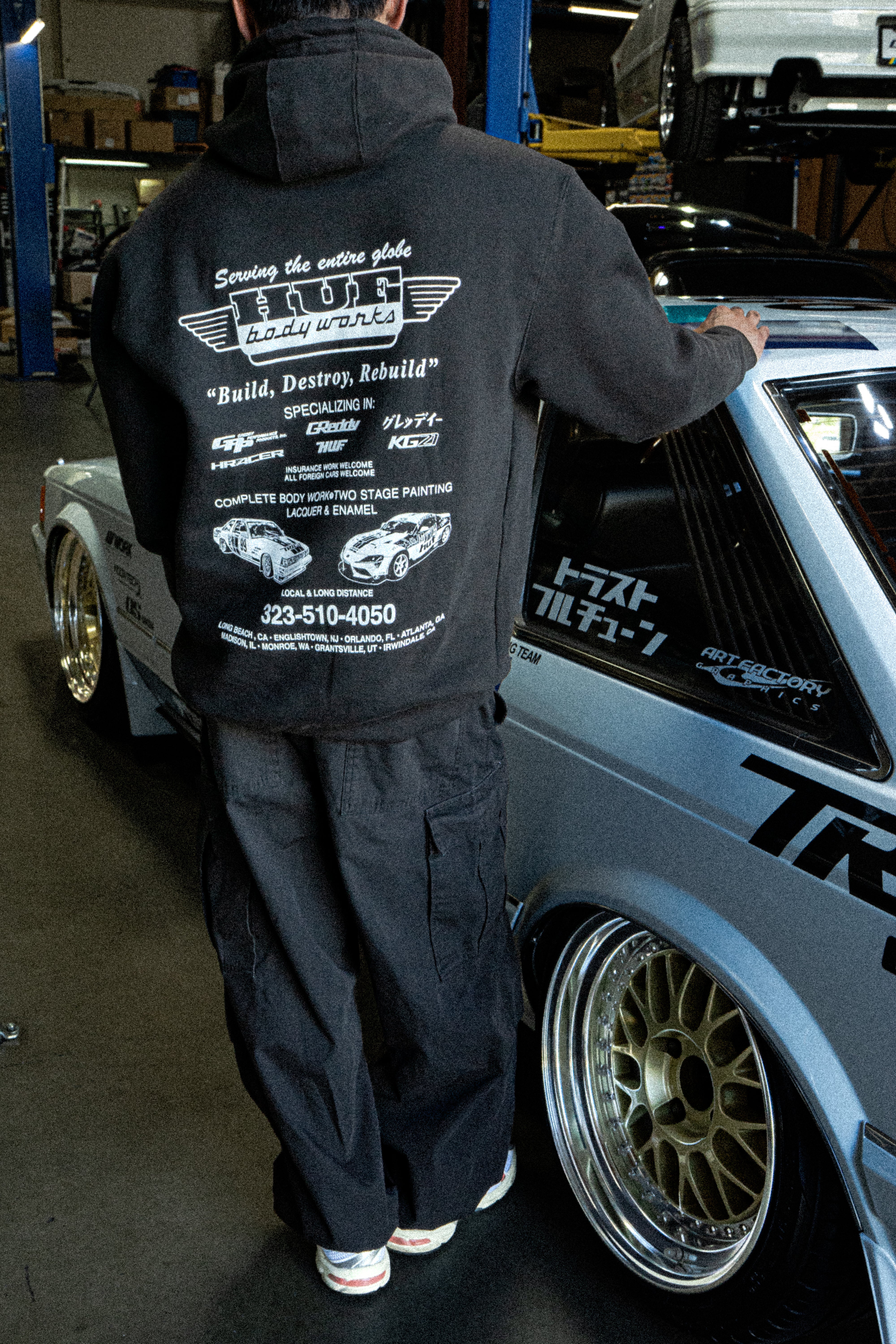 HUF x GReddy Body Works Pullover Hoodie