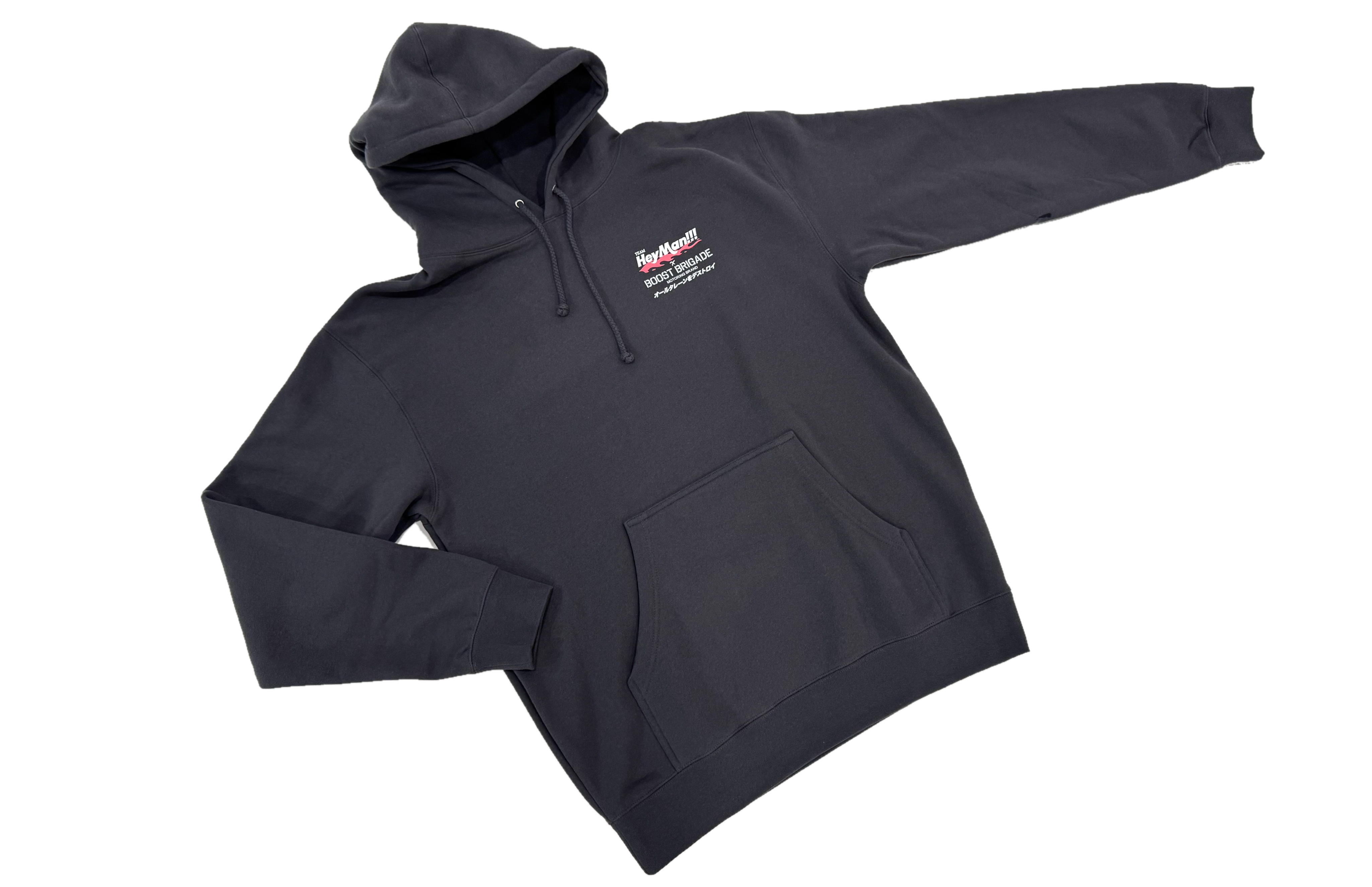 Boost Brigade X HeyMan Pull-over Hoodie - Asphalt