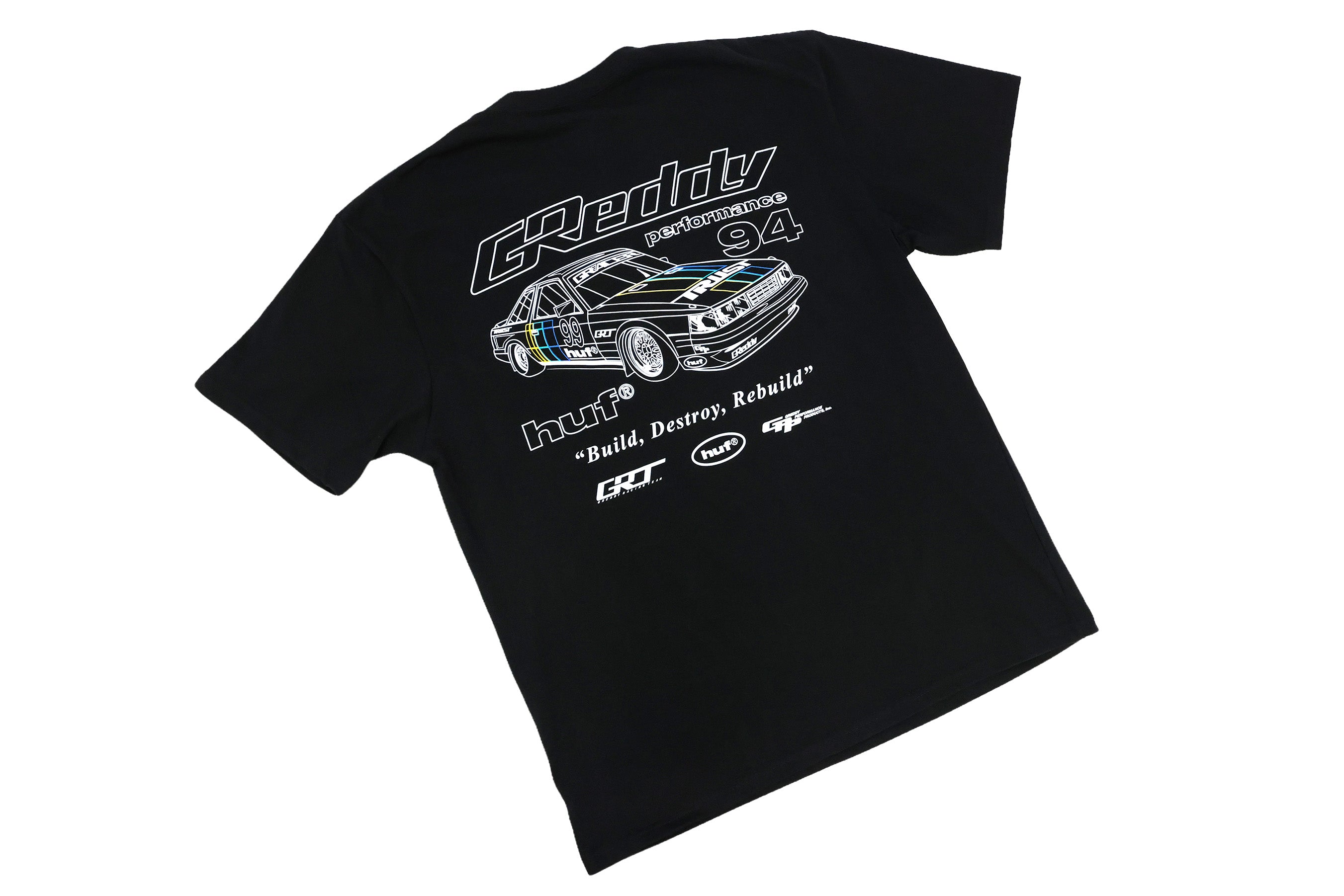 GReddy x HUF Retro Mod Tee - Black