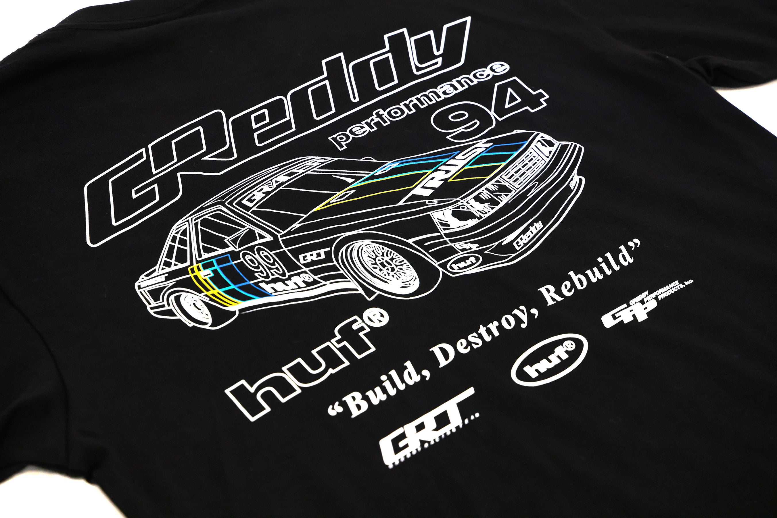 GReddy x HUF Retro Mod Tee - Black