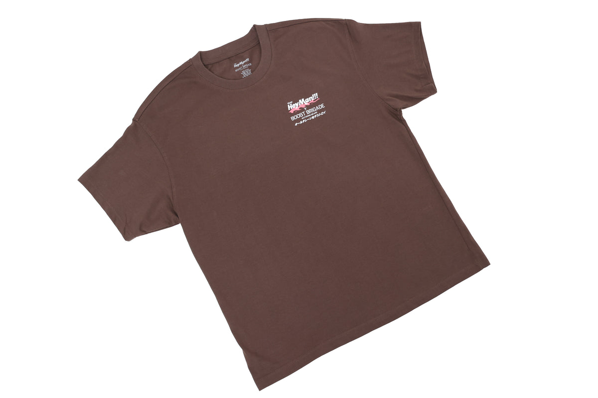 Boost Brigade X HeyMan Boxy Tee - Brown