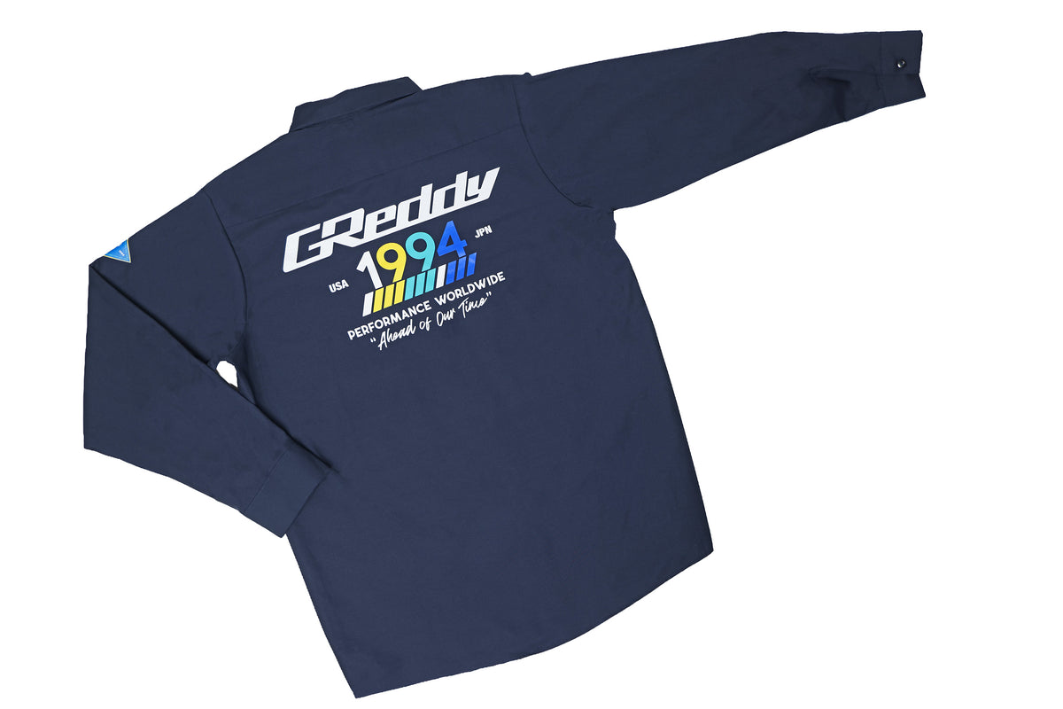 GReddy "94" Long Sleeve Work Shirt - Navy