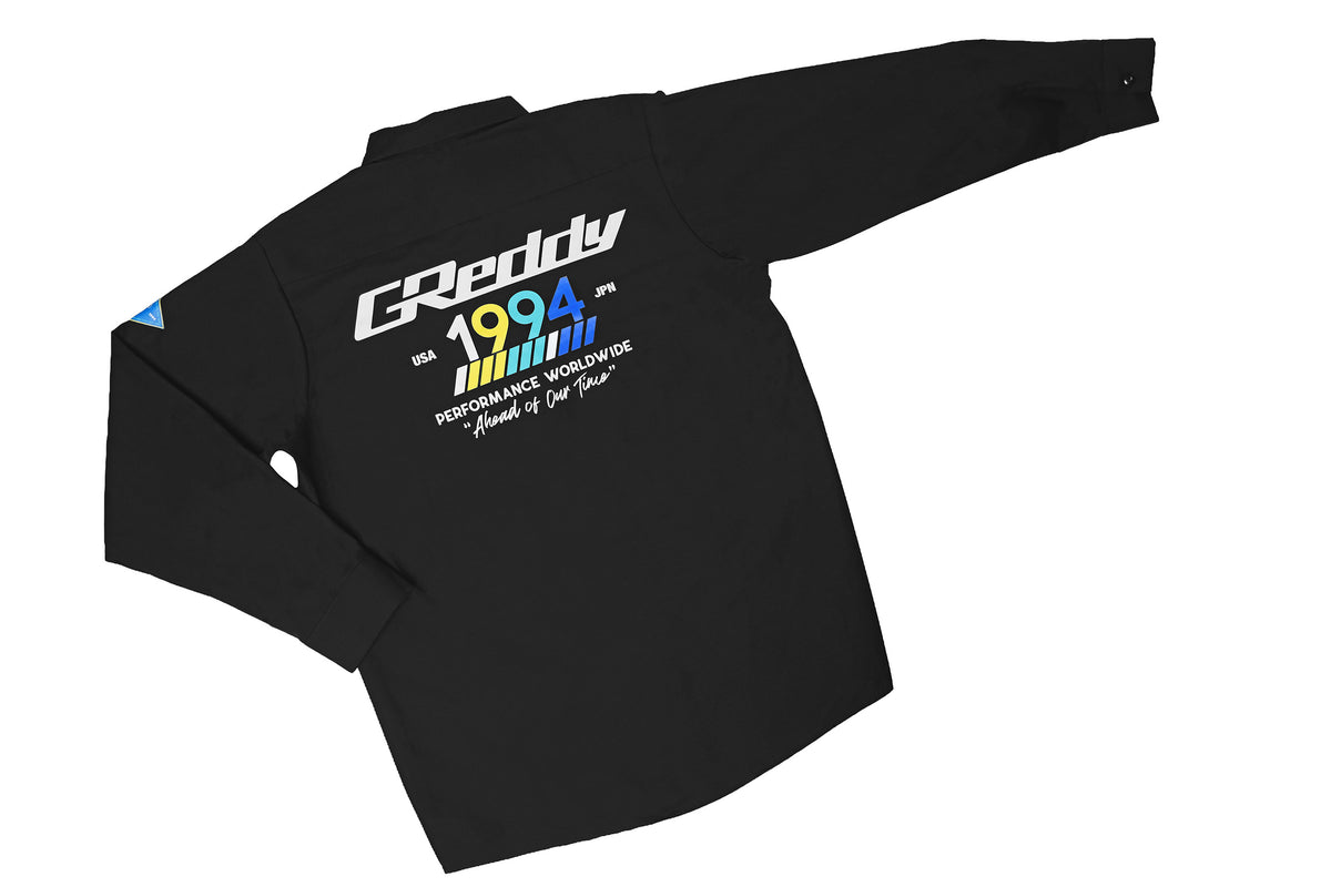 GReddy "94" Long Sleeve Work Shirt - Black