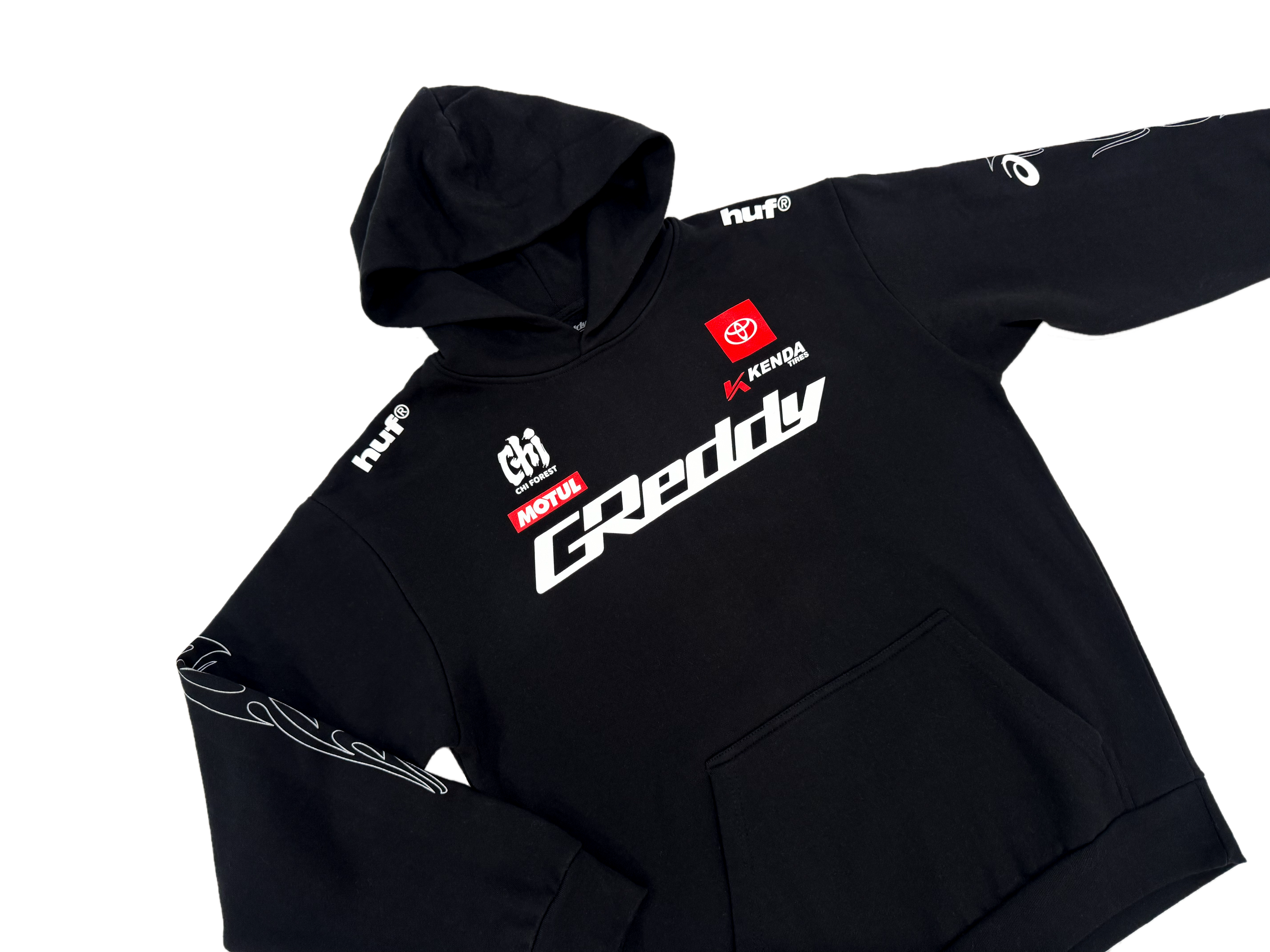 GReddy x Gushi LB2 Pullover Hoodie - Black