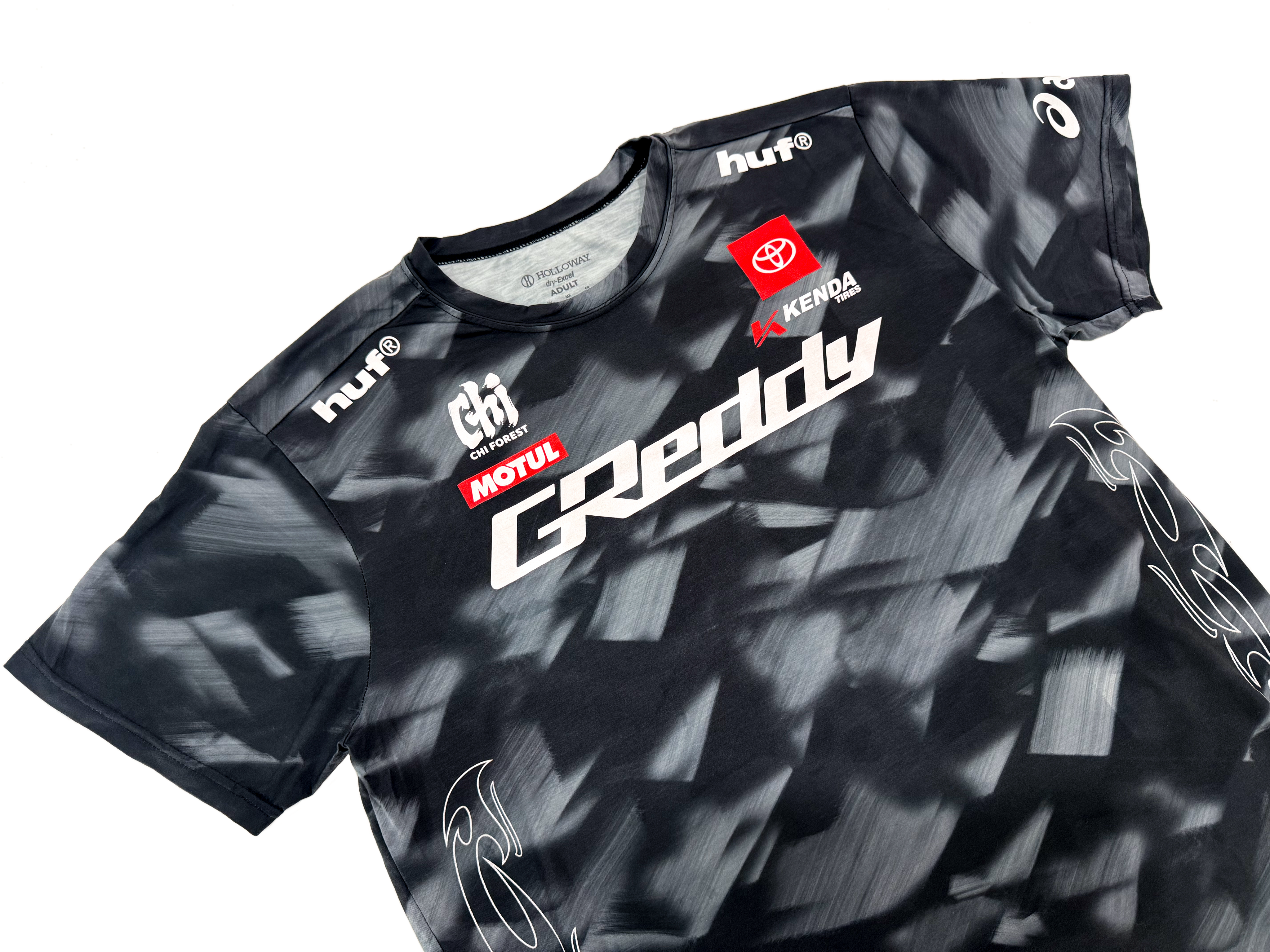 GReddy x Gushi LB2 Tee - Glacier Black