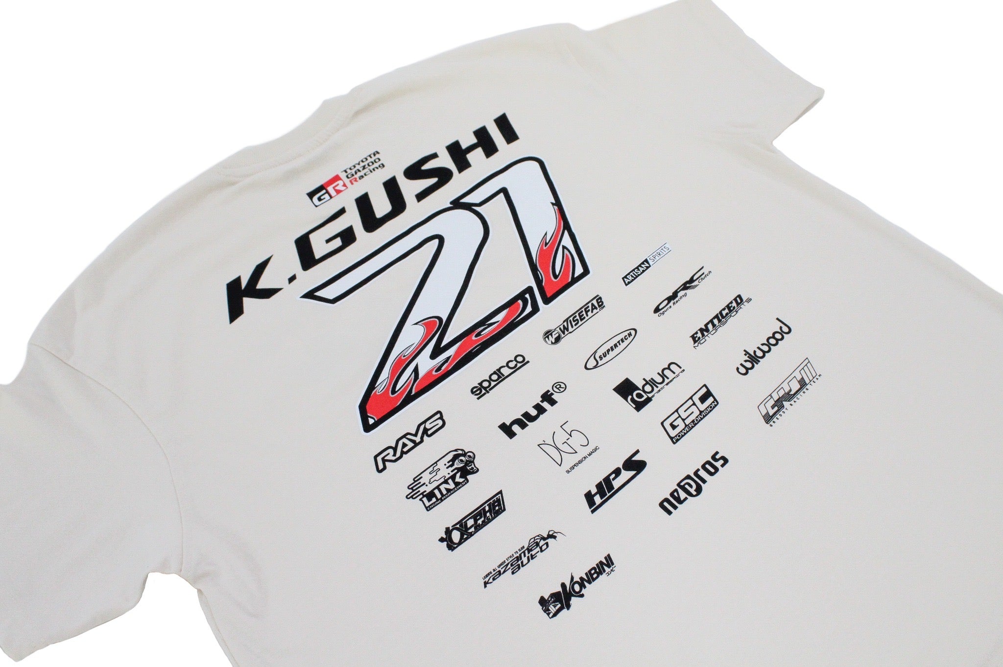 2025 K.Gushi Team (Boxy Fit) Tee(s) - Cream White