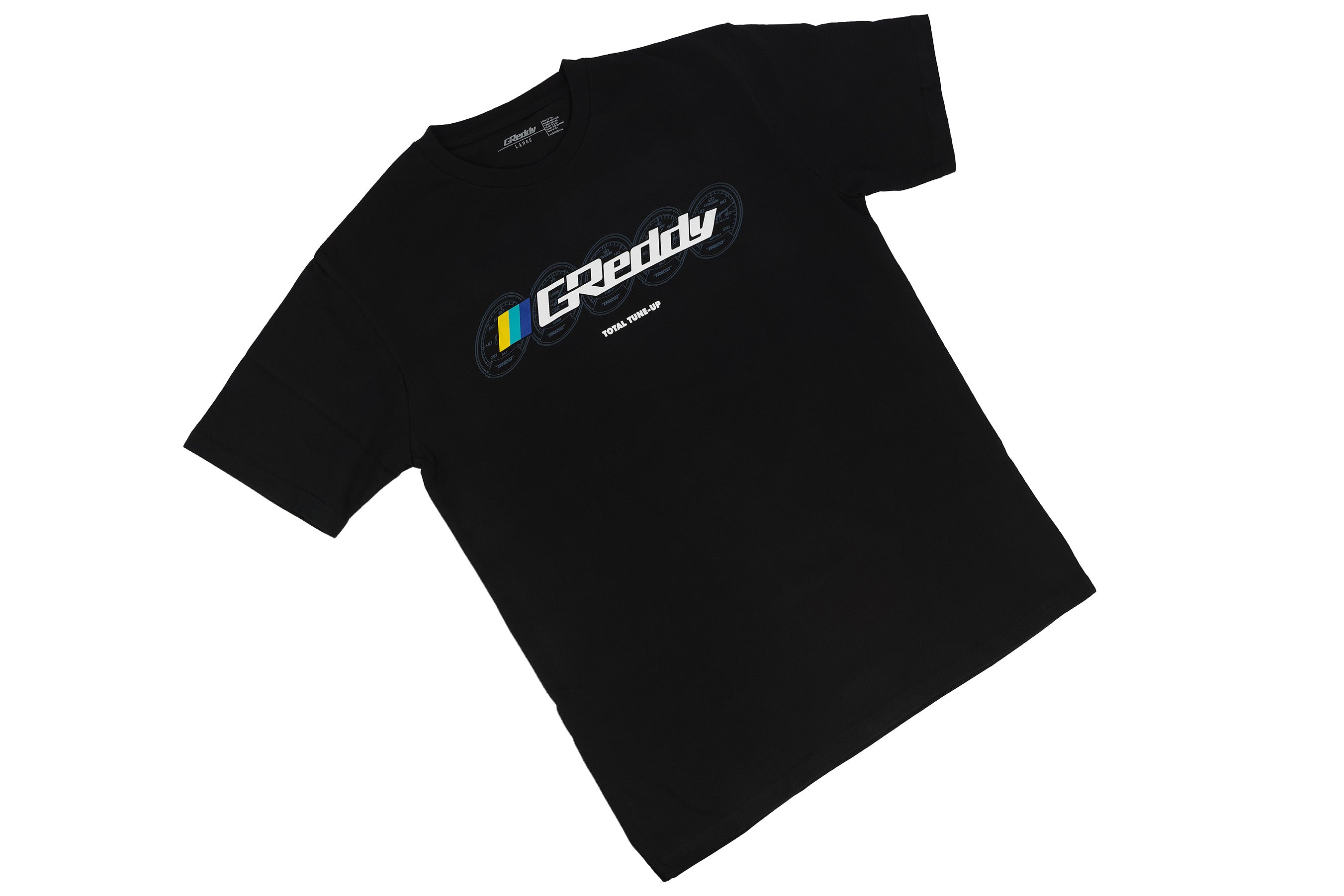 トップス ELECTRIC LOGO GRADATION SS TEE (BLACK) M GReddy Meters Logo Tee - Black