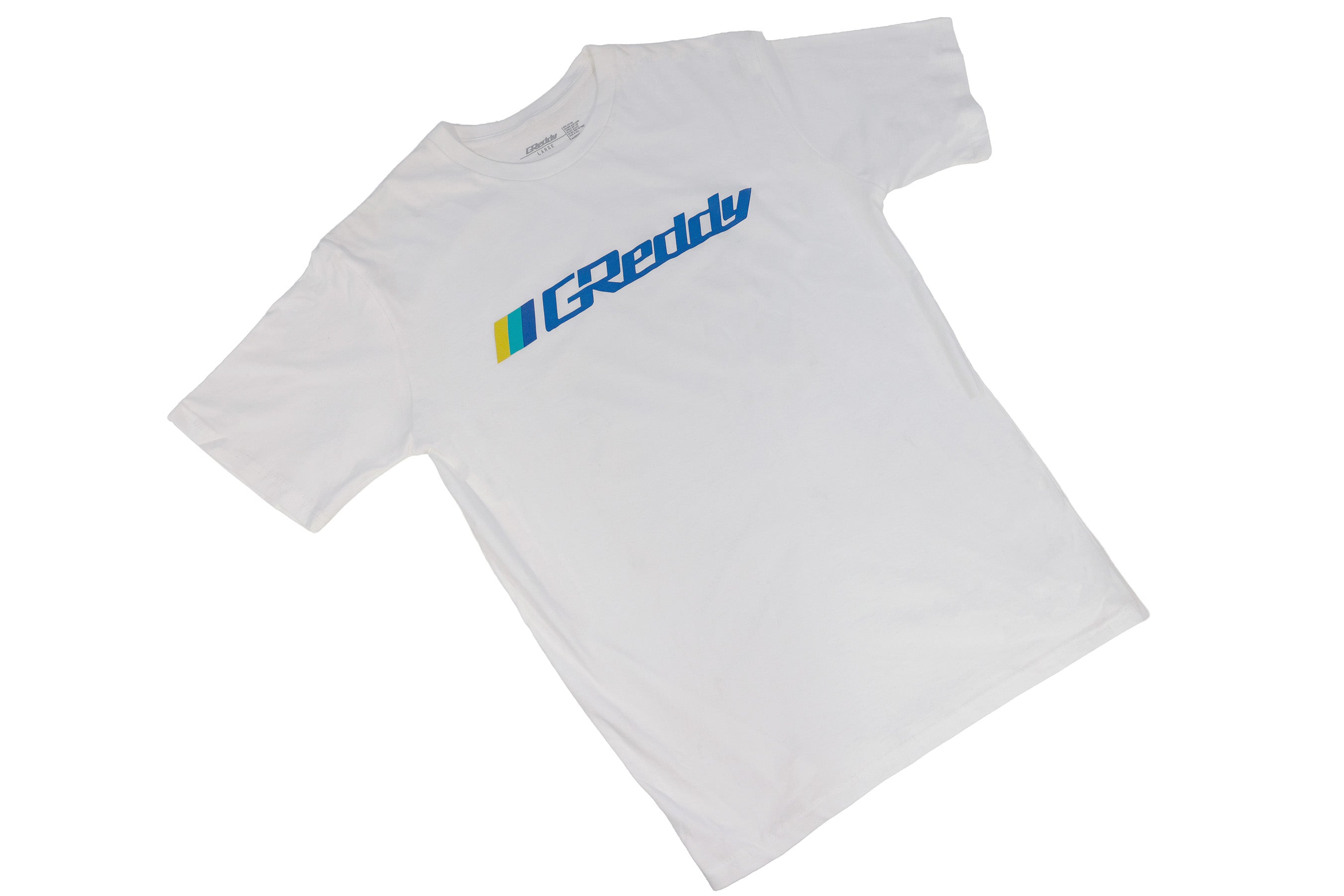 GReddy OG Logo Tee (with 3 stripes) - White
