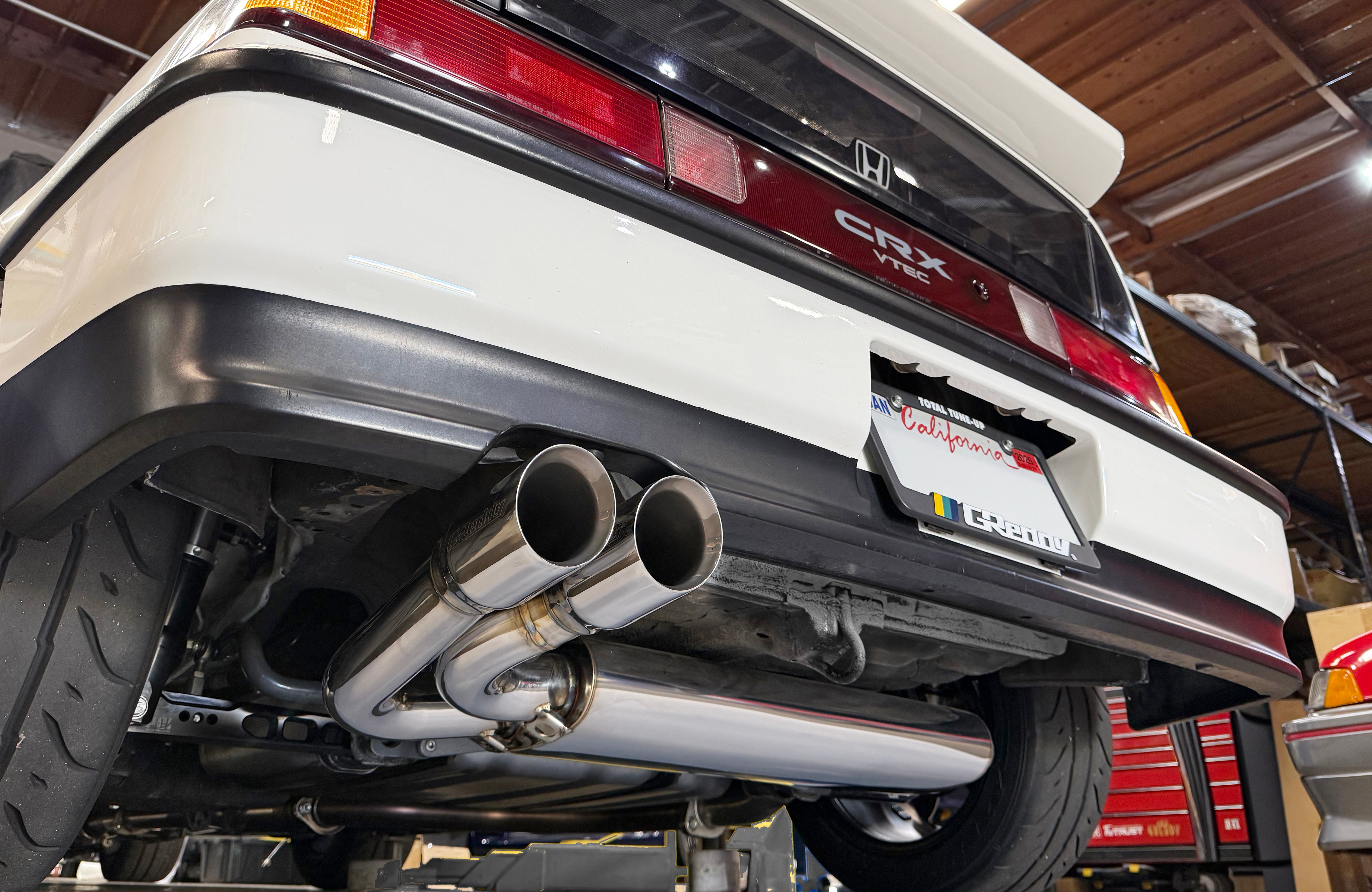 そ　ストレートパイプ ＥＦ　シビック　CIVIC　CR-X GReddy Supreme-SP Cat-Back Systems - Honda EF CRX/Civic