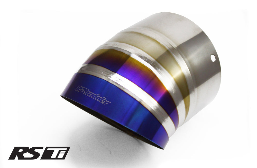GReddy Burnt Titanium Turndown Tip 115mm Diameter 170mm Length (for Revolution RS / RS-TI / RS-Race)