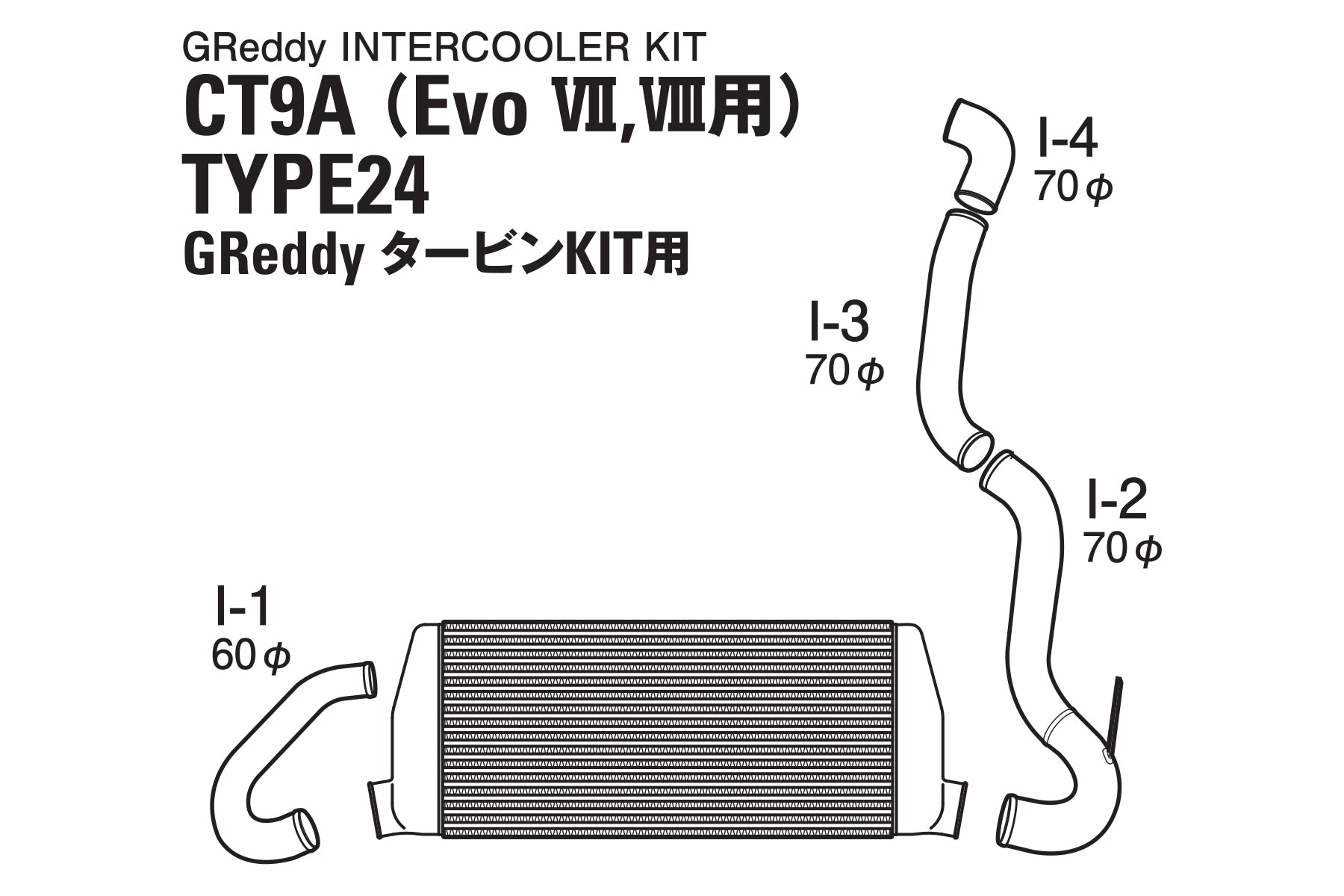 I/C KIT T-24F CT9A EVO 9  - (12030202)