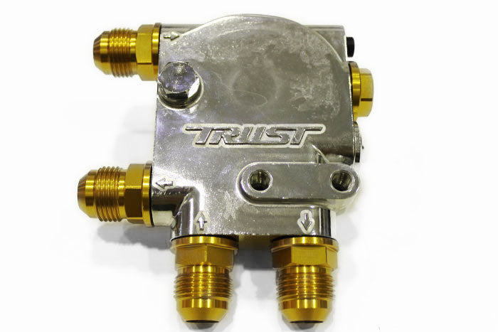 GReddy Oil Cooler Filter Block Adapter Type-I - Remote Filter ( & Optional Bypass Tube )