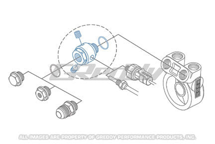 M18 MULTI SENSOR PORT FITTING FOR OIL ADAPTERS - (12401178)