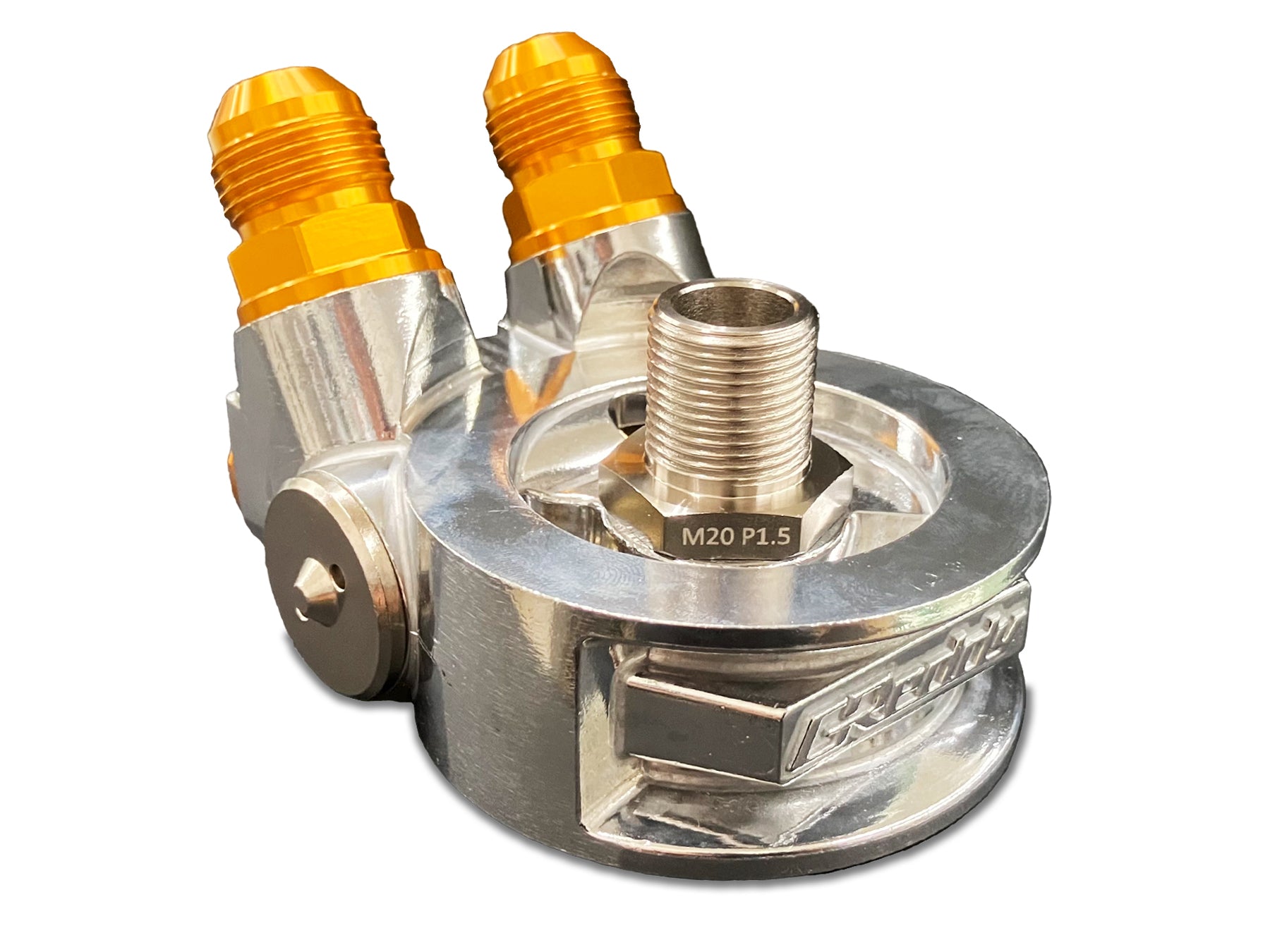 OIL COOLER STD BLOCK, ENG: 3/4-16UNF, FILTER: 3/4-16UNF, 10AN - (12401187)  NEW!