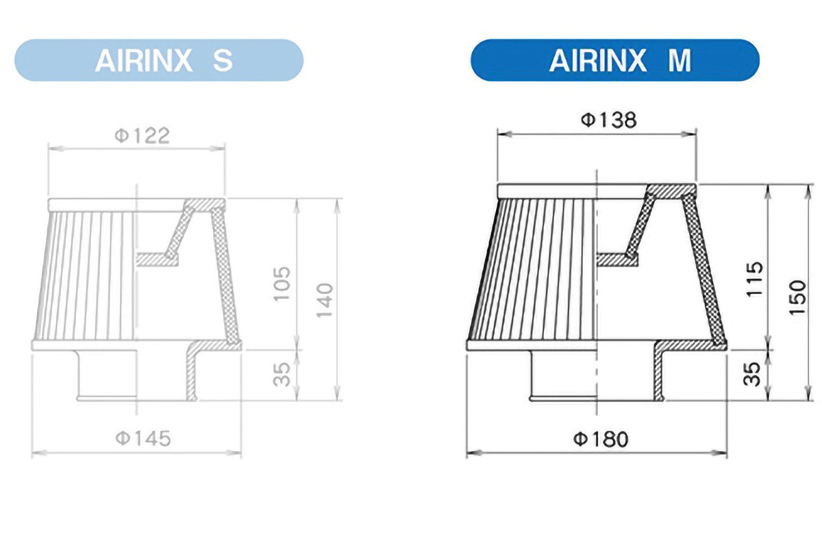 GReddy Universal Airinx M #100 | Universal (12500633) main image 0