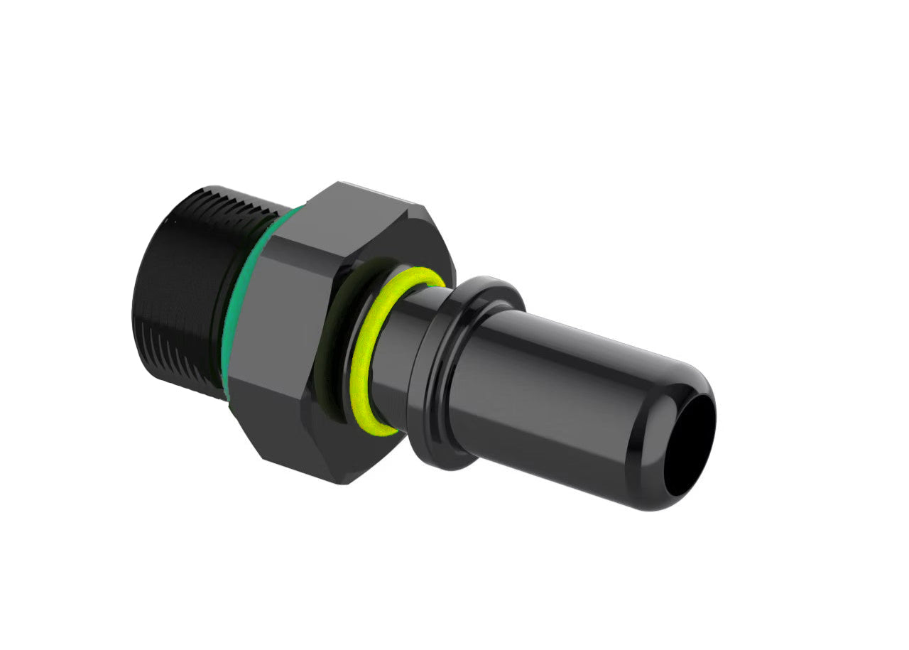 GReddy PRO/SPEC -10 Quick-Release Swivel Hose End - Black / Gold anodized