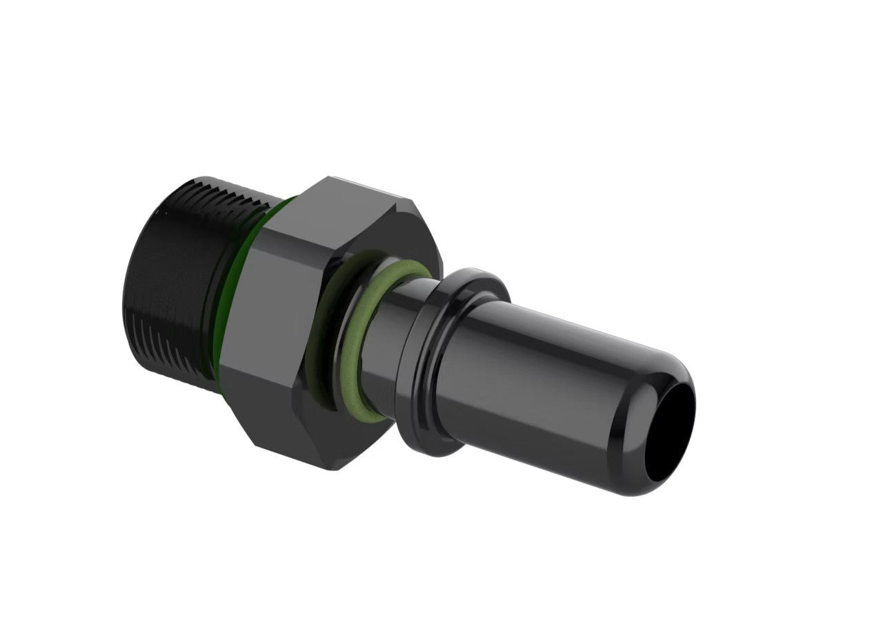 GREDDY PRO/SPEC TO MALE ORB ADAPTER(s) - BLACK - (12870400 12870600 12870800 12871000 12871200 12871600 12872000)