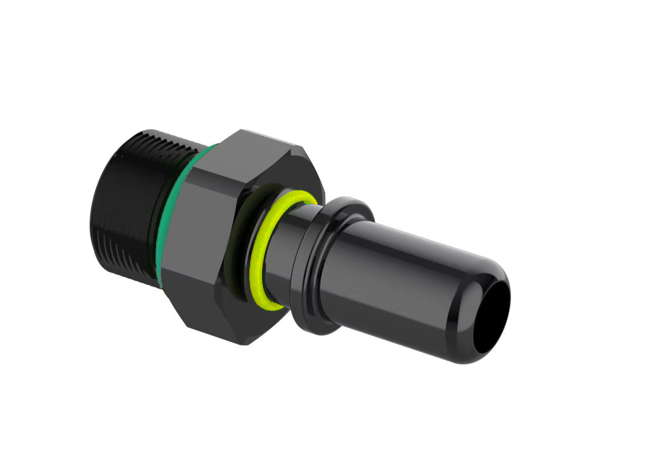 GReddy PRO/SPEC -10 Quick-Release Swivel Hose End - Black / Gold anodized