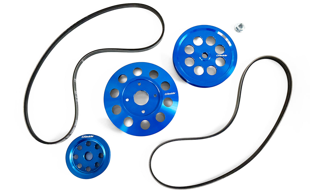 ALUMINUM RACING PULLEY KIT RB26DETT (BCNR33/BNR34) - (13522113)