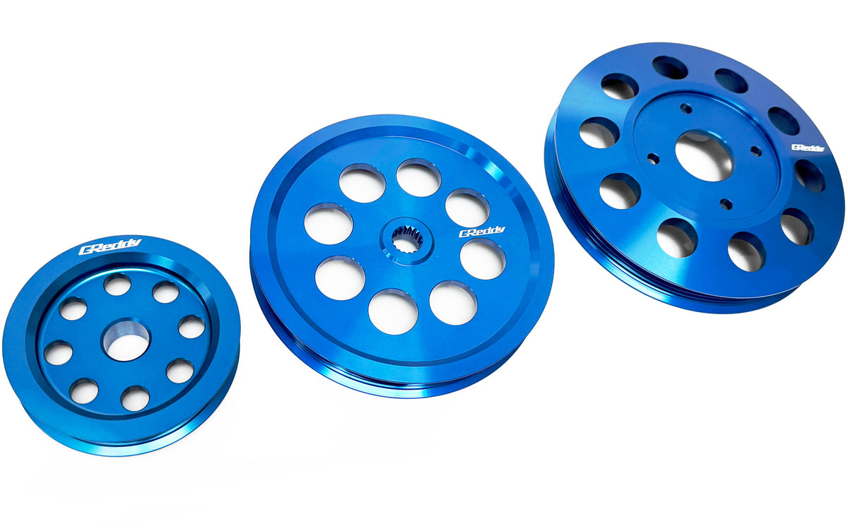 ALUMINUM RACING PULLEY KIT RB26DETT (BCNR33/BNR34) - (13522113)