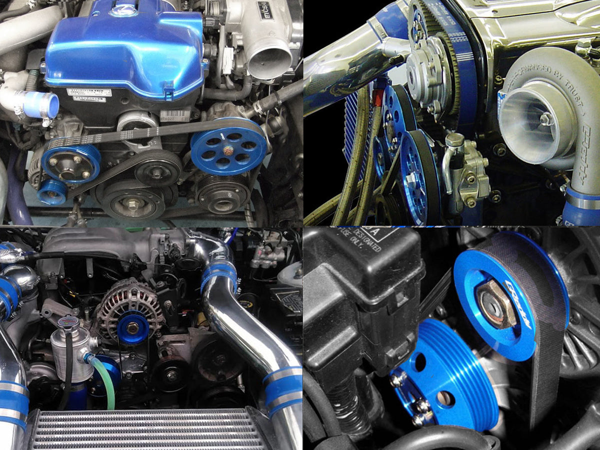 GReddy Billet Duralumin Pulley Kit | 2013-2021 BRZ/FR-S/86 (13512111) main image 1