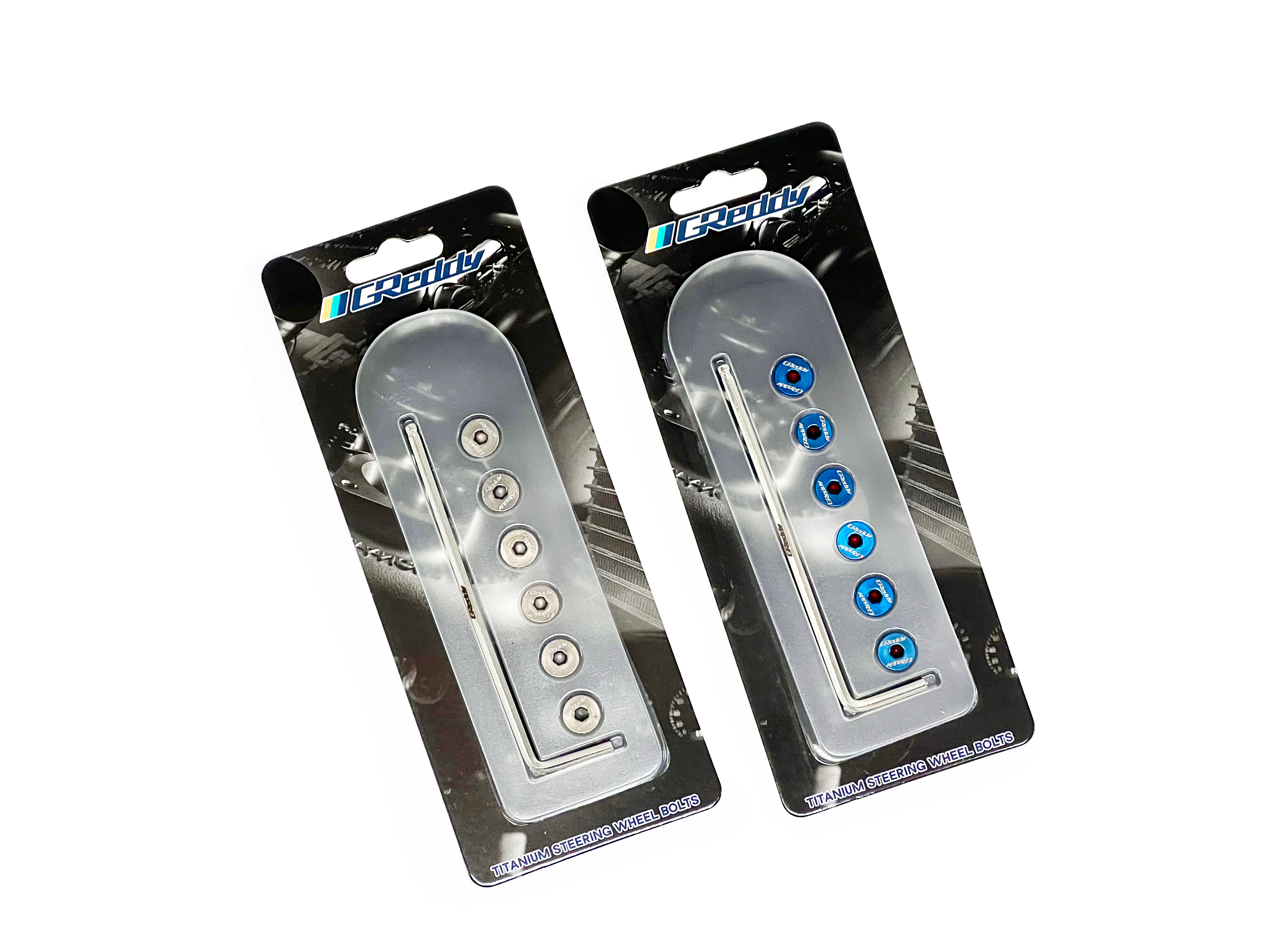 GReddy Steering Wheel Bolt Kit - Titanium