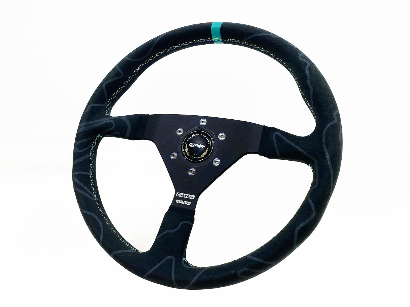 GREDDY MOMO ALCANTARA MONTECARLO STEERING WHEEL, LIMITED EDITION - (16500211)