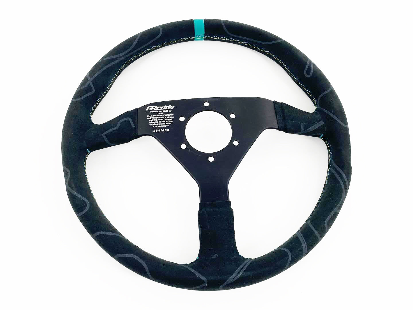 GREDDY MOMO ALCANTARA MONTECARLO STEERING WHEEL, LIMITED EDITION - (16500211)