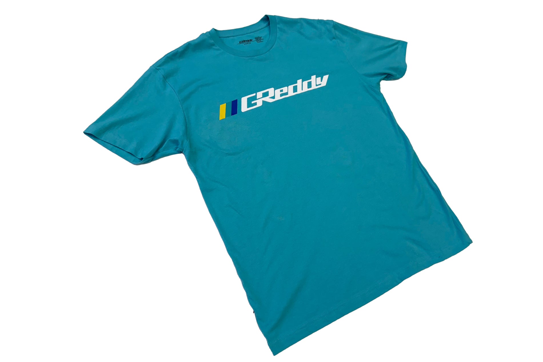 GReddy OG Logo Tee (with 3 stripes) - Tahiti Blue