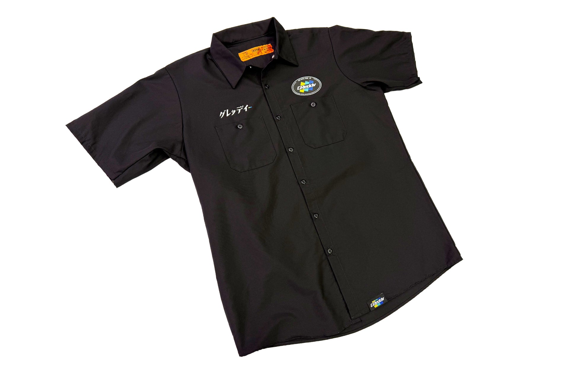 NEW!  GReddy Mechanic's Button-up Work Shirt(s) V3 - Black