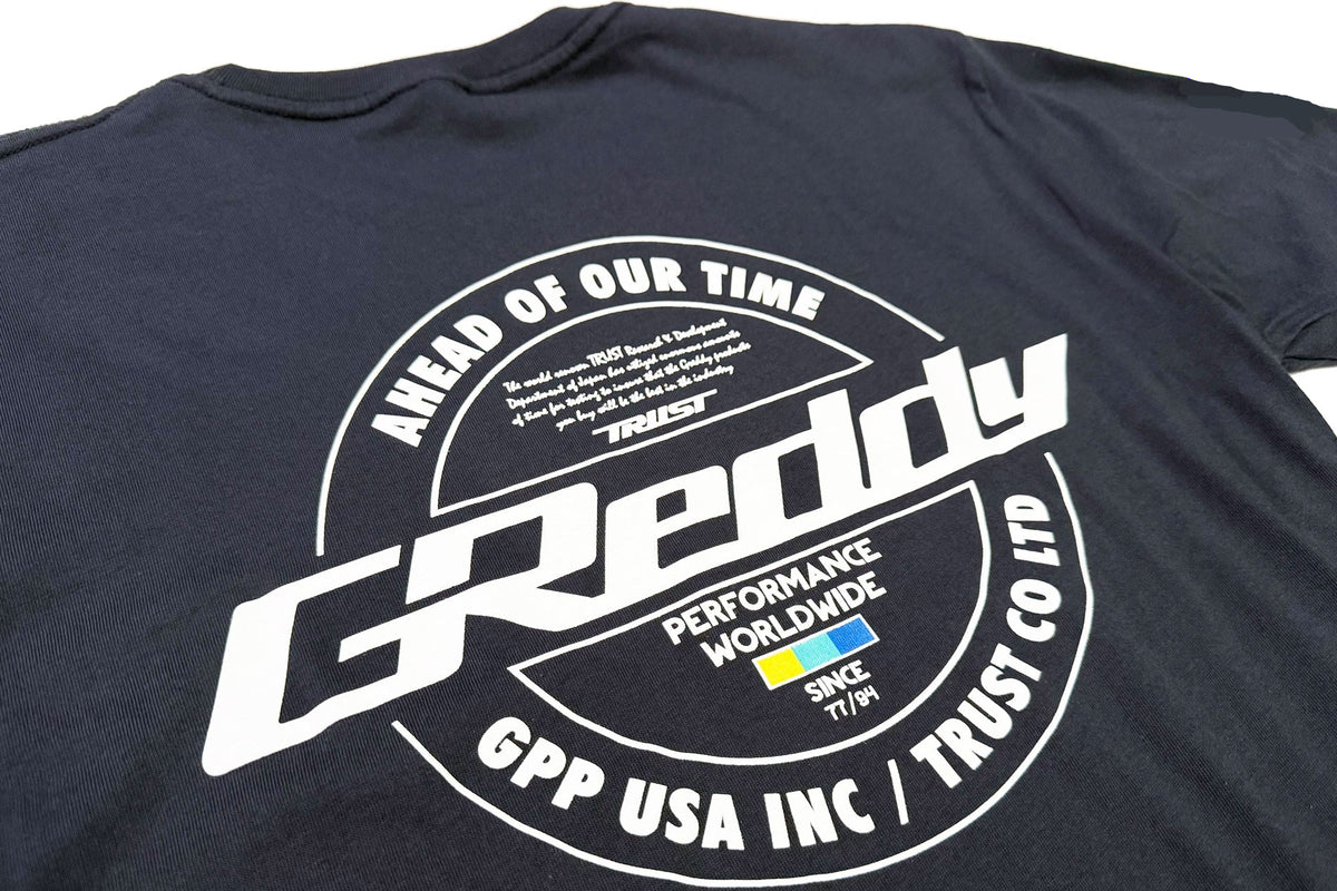 G Reddy Blue Vector GReddy Worldwide Seal Tee - Navy Blue
