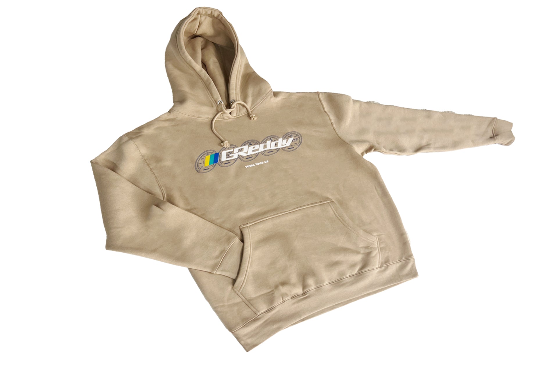 GReddy Meters Pullover Hoodie - Sand color