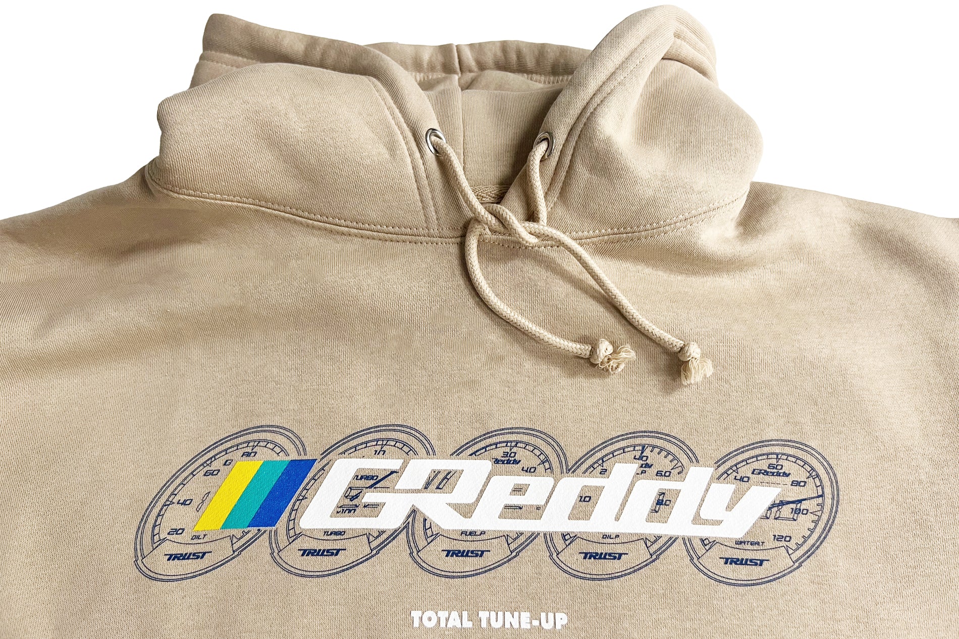 GReddy Meters Pullover Hoodie - Sand color