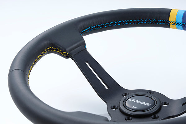 GREDDY SPORT STEERING WHEEL - 3STRIPE DEEP DISH - (16600002)