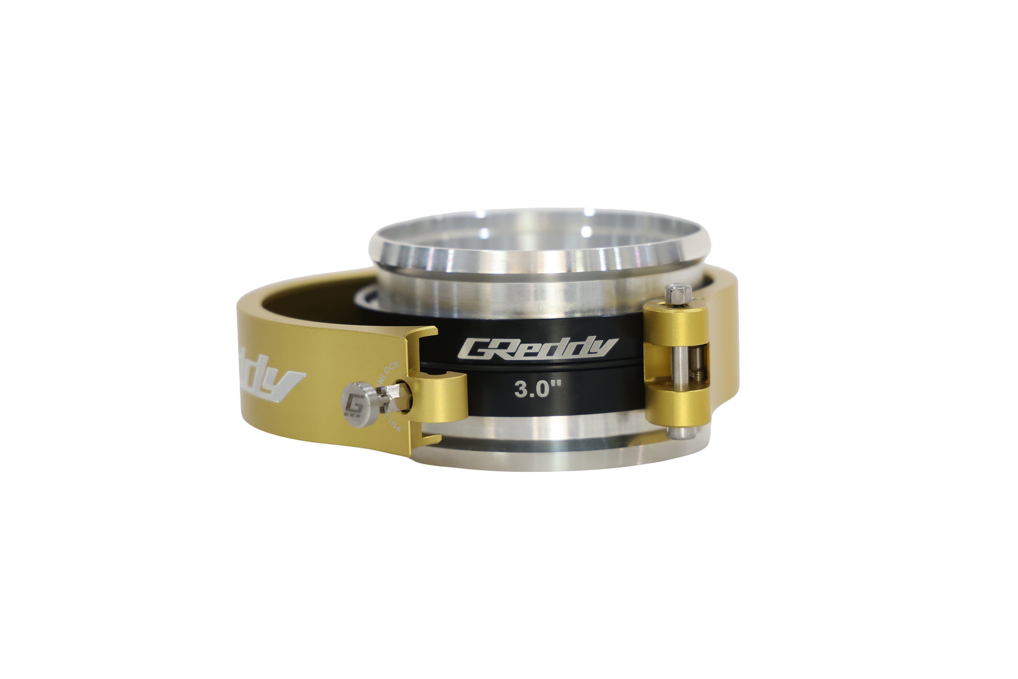 GREDDY 3.0" BOOST TUBE CLAMP WITH WELD-ON RINGS (GOLD) - (22420300)